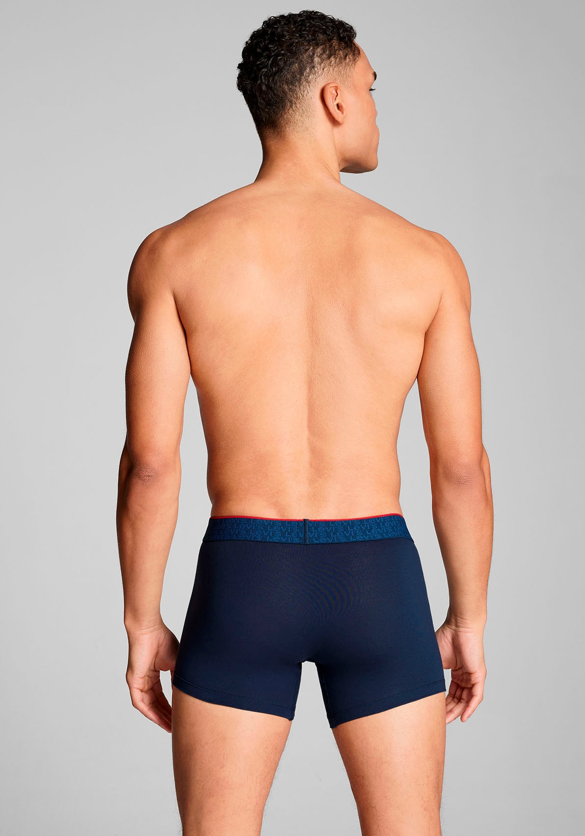 Levi's® Boxershorts, (2er-Pack), mit farbbesetztem Webgummibund