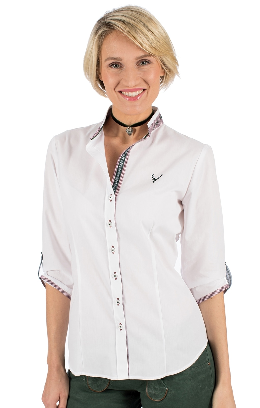 OS-Trachten Trachtenbluse »Trachtenbluse 450005-3684«
