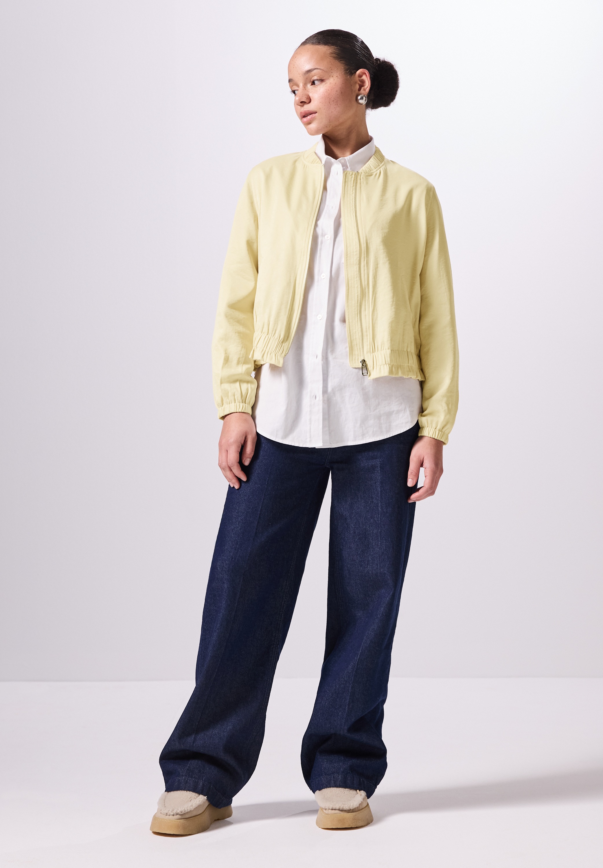 STREET ONE STUDIO Blouson, ohne Kapuze, mit Rundhalsausschnitt
