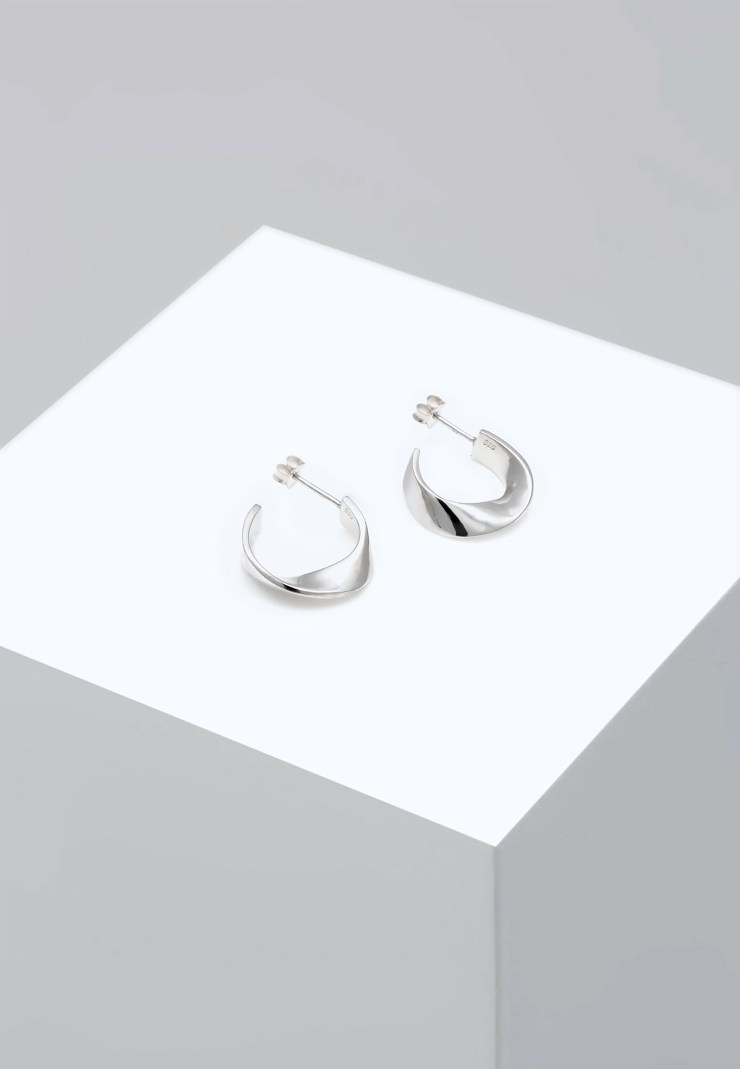 Elli Paar Creolen »Creolen Ohrstecker 925 Sterling Silber«
