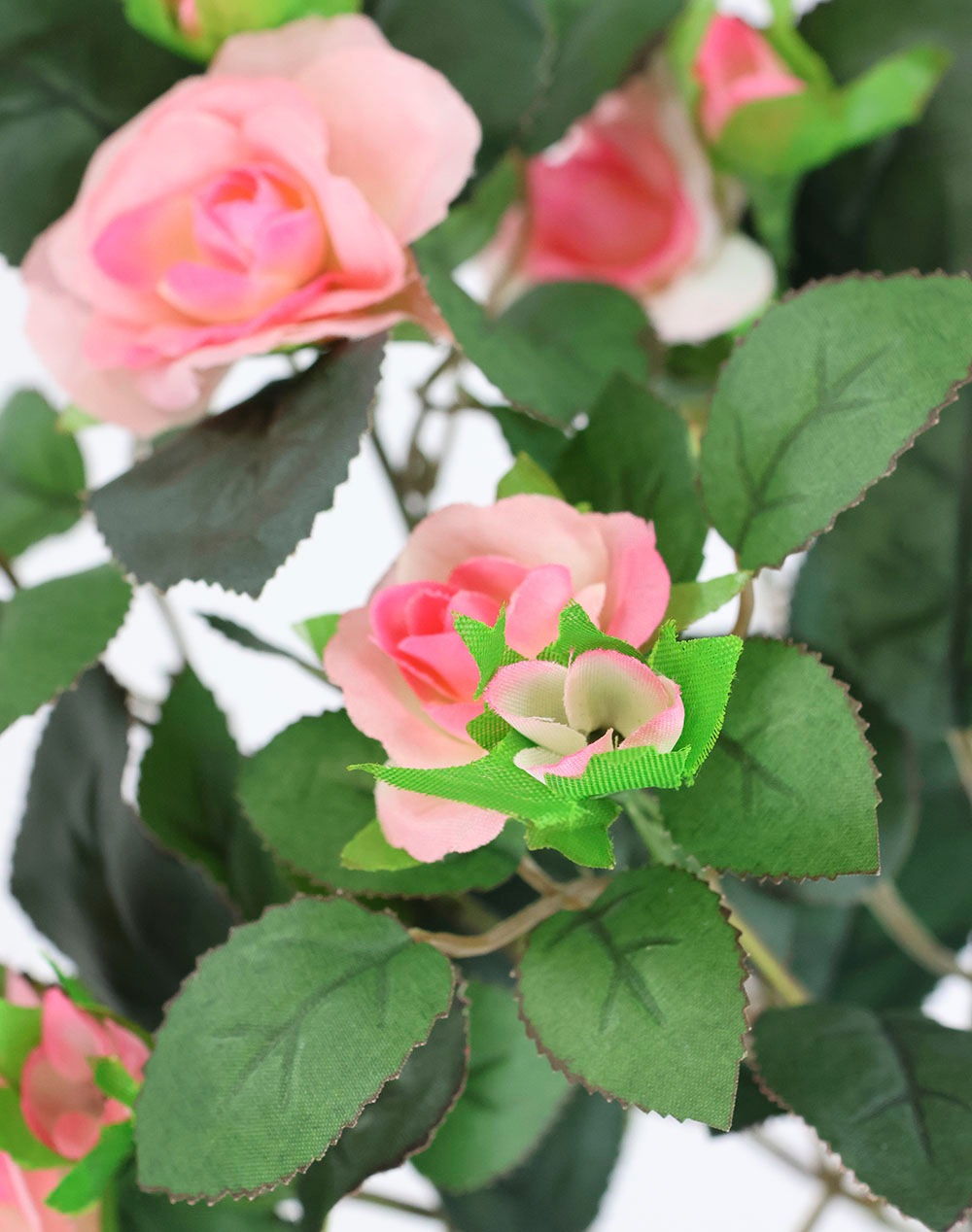 I.GE.A. Kunstblume "Künstlicher Rosenbusch", Kunstrose Blume Strauß Bouquet günstig online kaufen