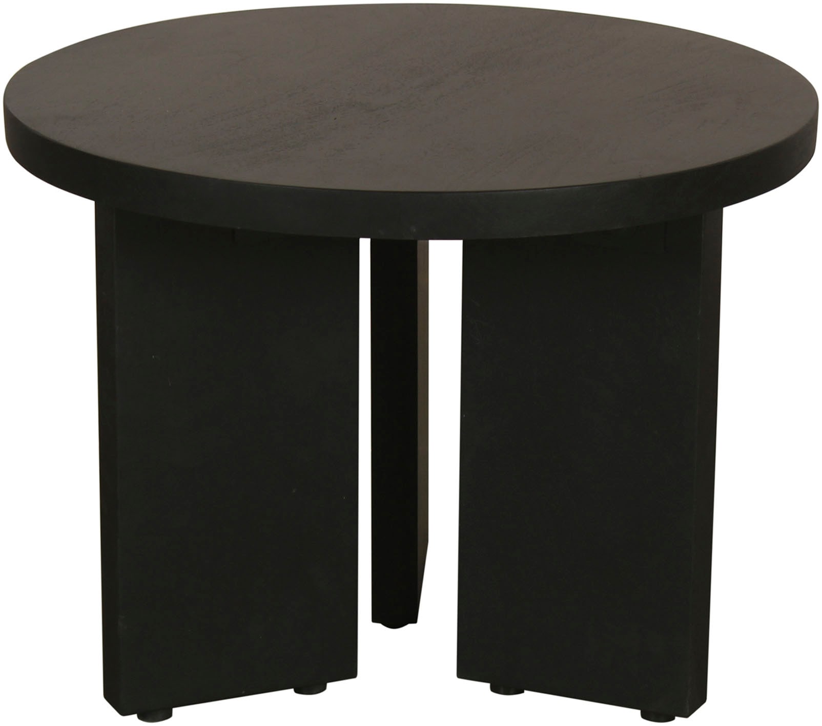 byLIVING Couchtisch "Round", (1 St.), aus 2,5cm starkem Massivholz schwarz, günstig online kaufen