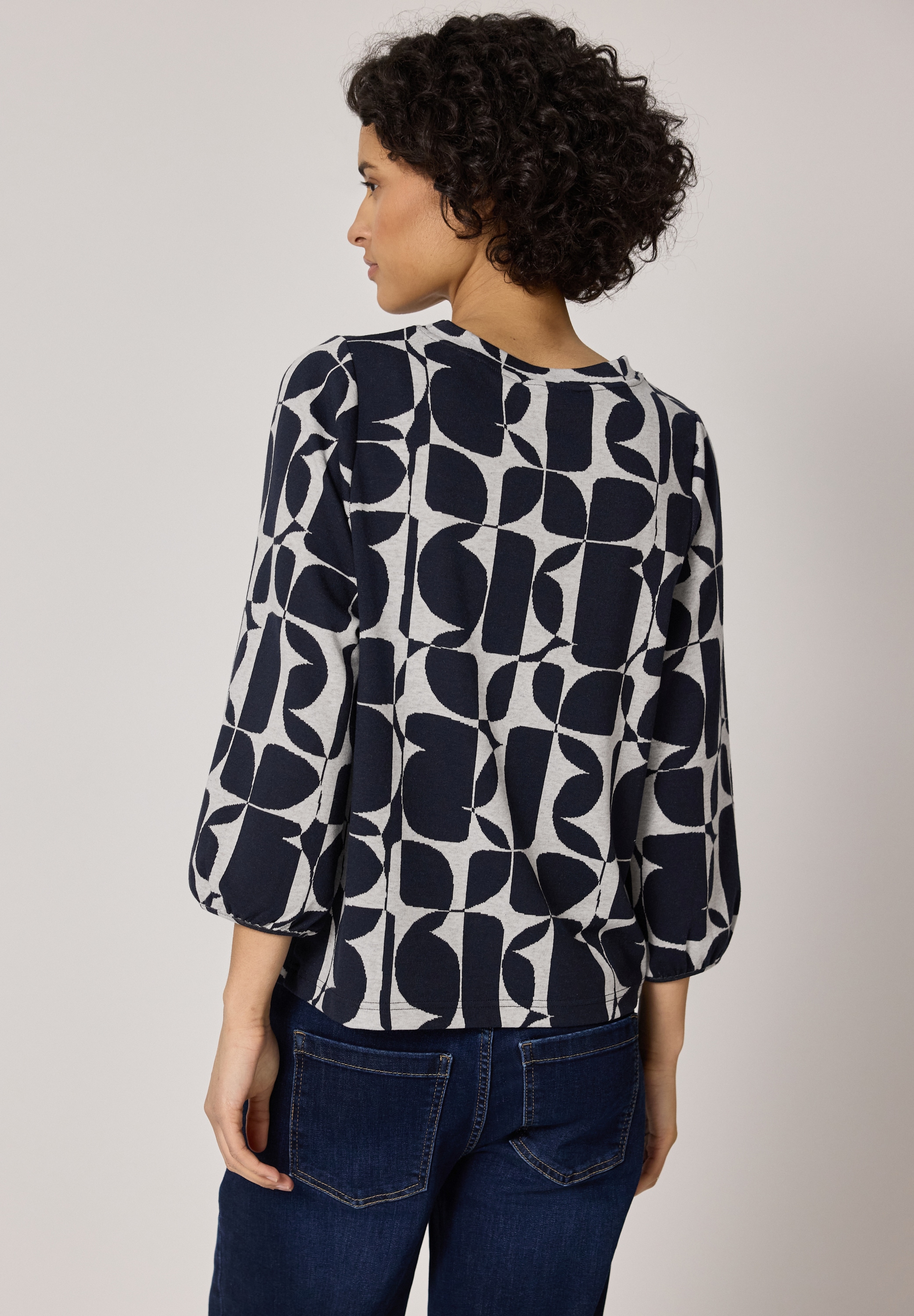 STREET ONE 3/4-Arm-Shirt mit 3/4 Ärmeln