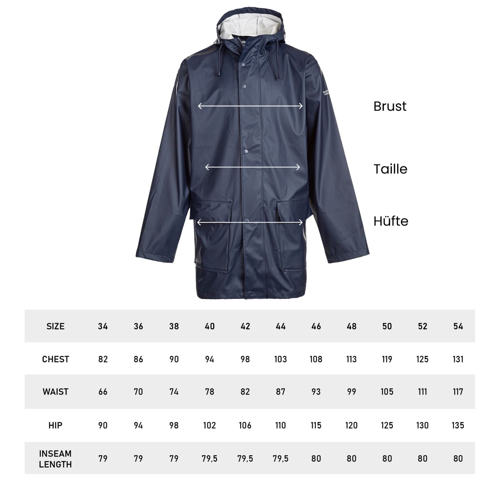 WEATHER REPORT Regenjacke »Torsten«, mit verschweißten Nähten