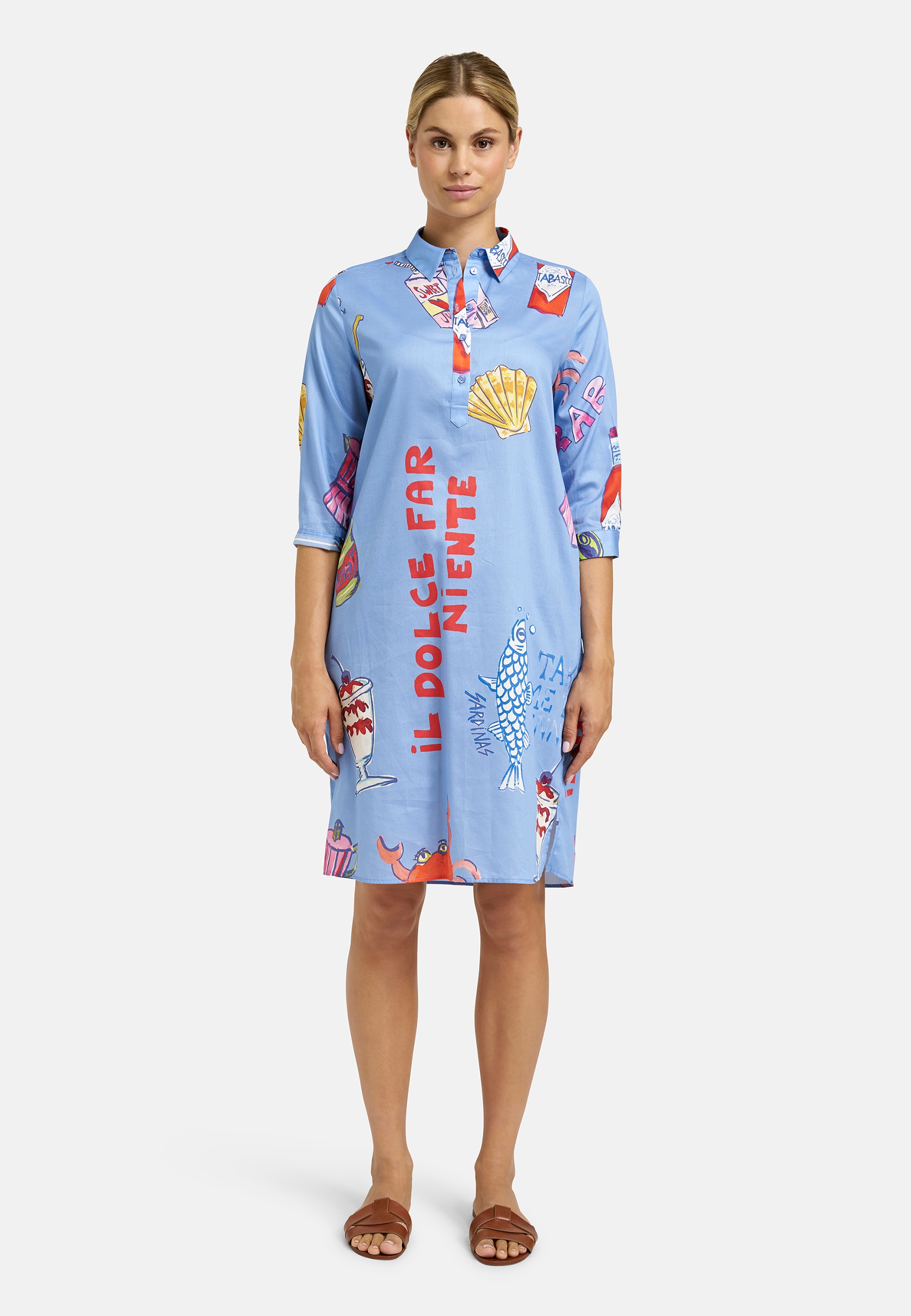 Milano Italy Sommerkleid Eingrifftaschen mit Taschen günstig online kaufen