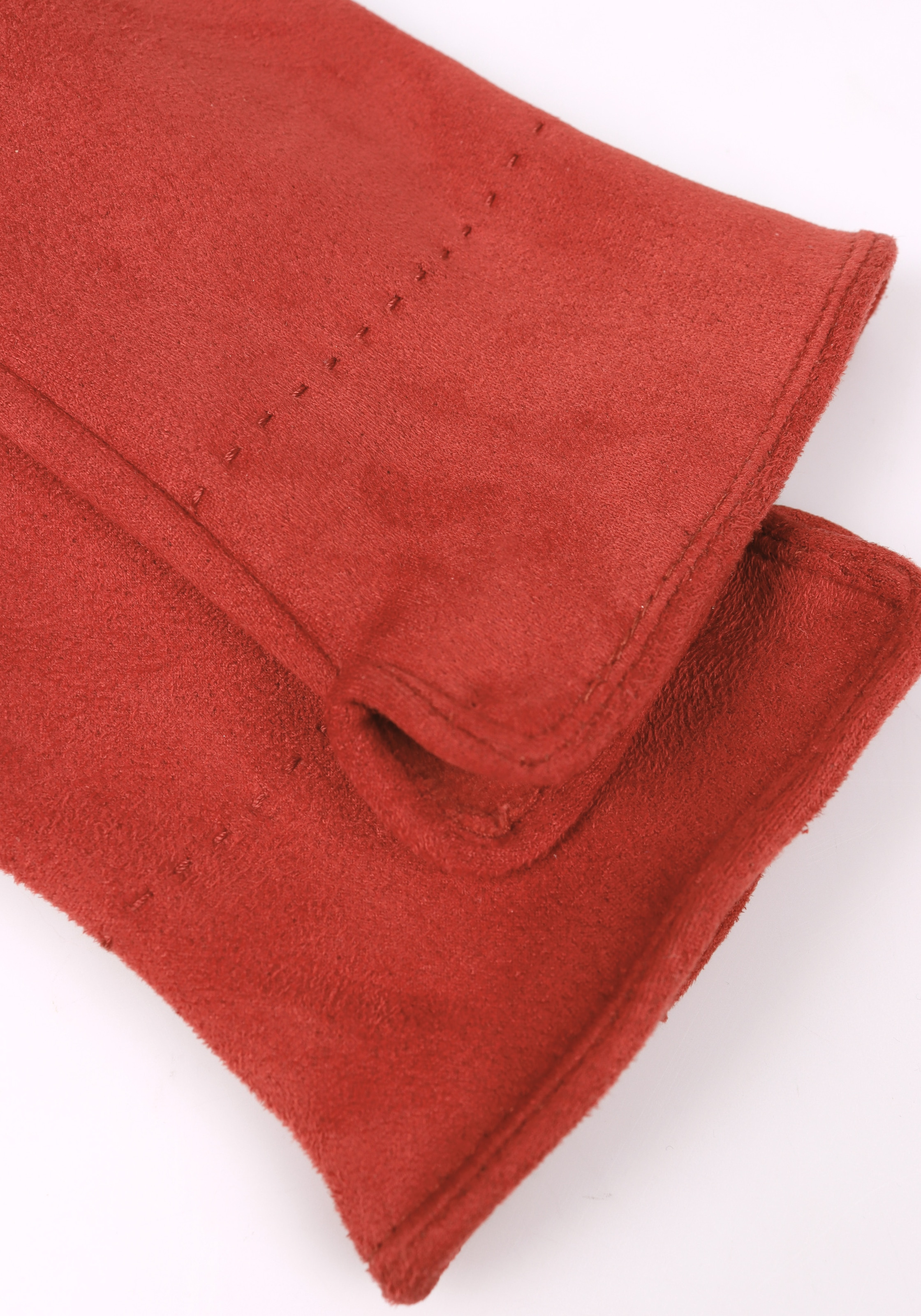 Capelli New York Strickhandschuhe 1 Paar,  mit Ziernaht, Metall-Logo, Feinripp-Strick, elastisch