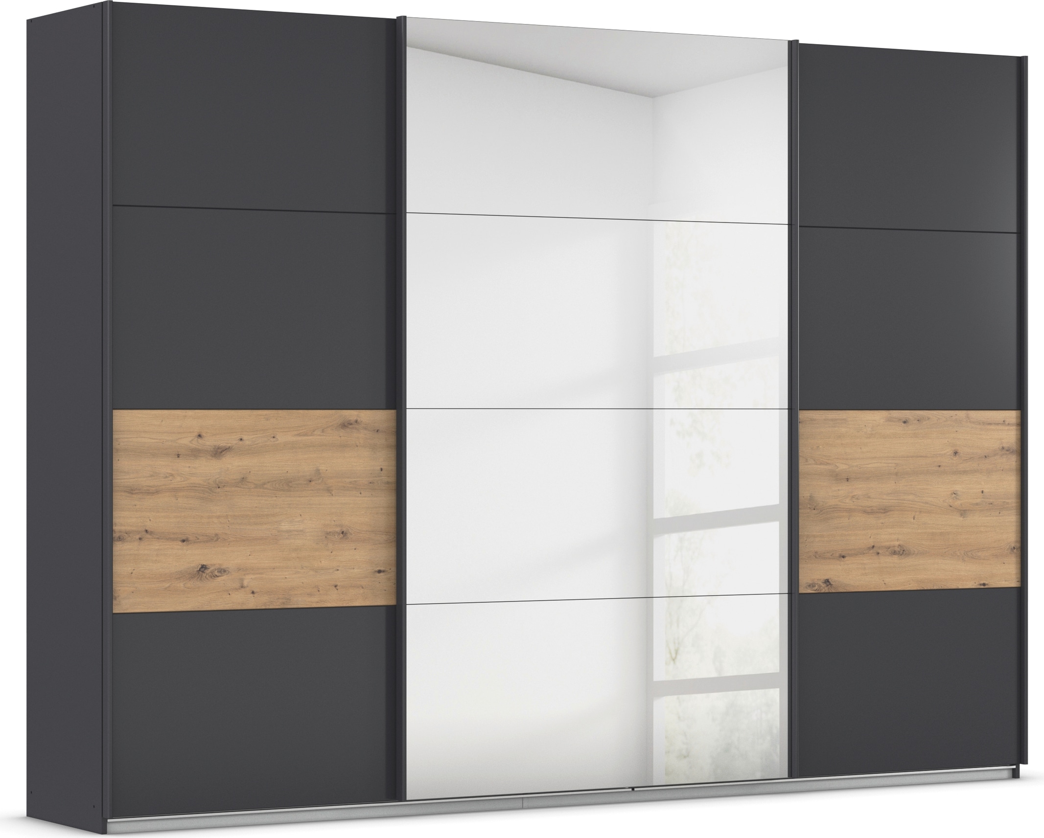OTTO home "Mehrzweckschrank Aktenschrank Möbel Mietswohnung Schlafzimmer CORTONA" Breiten 203/271/315/360 cm, Höhen 210/229 cm, inkl. Inneneinteilung, 2 Stoffboxen extra Einlegeböden MADE IN GERMANY
