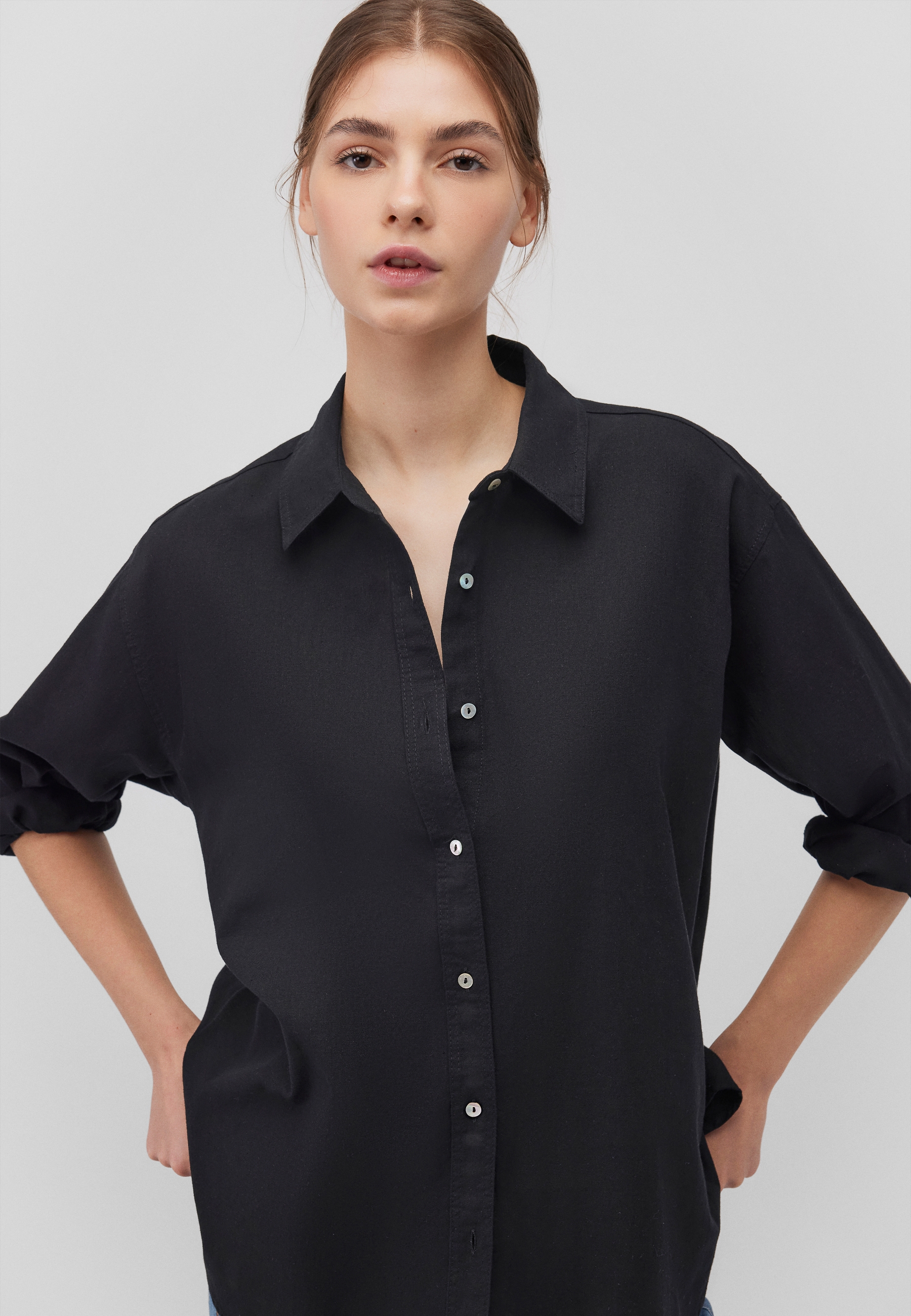 Mavi Langarmbluse »LONG SLEEVE SHIRT«, Bluse langarm