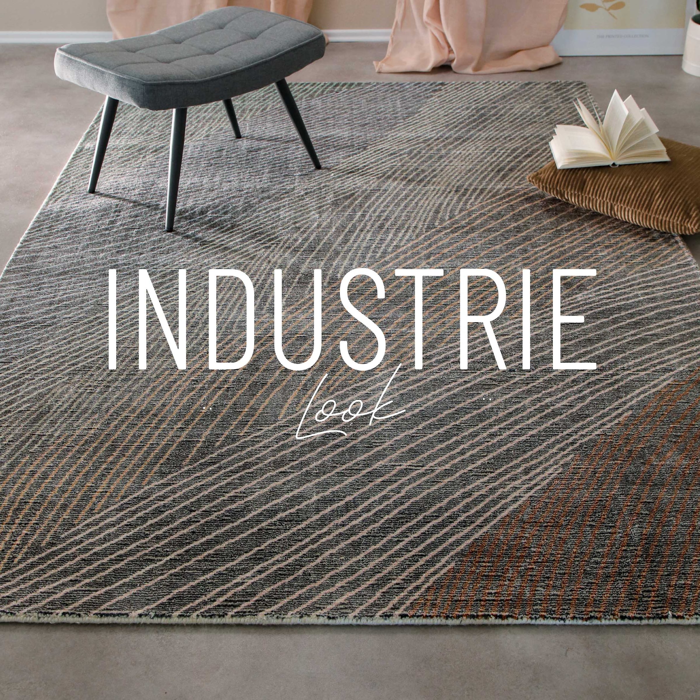 Teppich WECON HOME "Skai", braun, B:140cm H:6mm L:200cm, Schurwolle, Teppiche, Teppich, VIskose/Wolle, modern, abstrakt, handgetuftet, robust, pflegeleicht