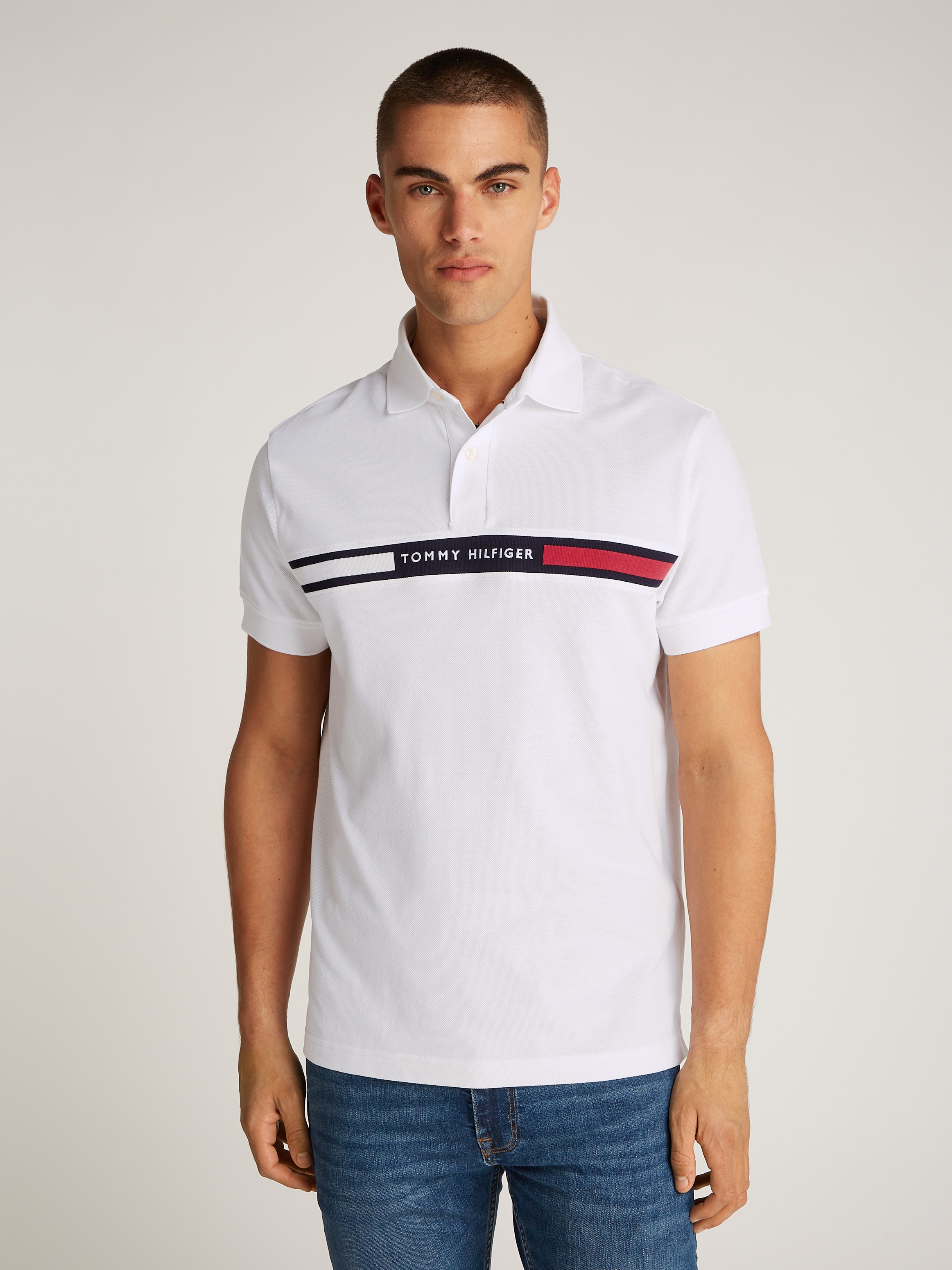 Tommy Hilfiger Poloshirt "HILFIGER CHEST INSERT REG POLO" günstig online kaufen