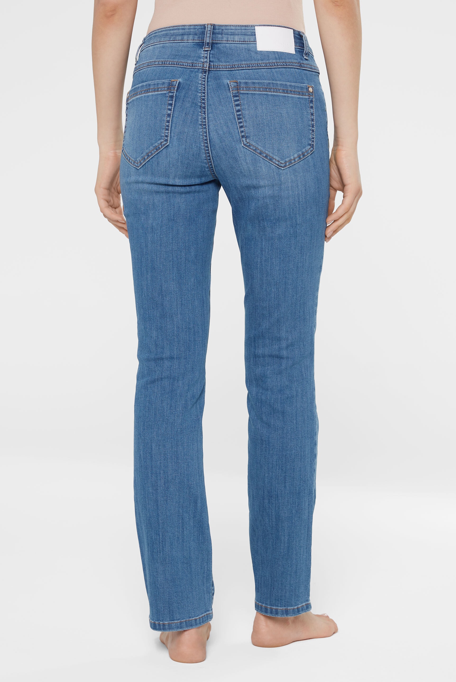 SENSES.THE LABEL Regular-fit-Jeans, mit verkürztem Bein