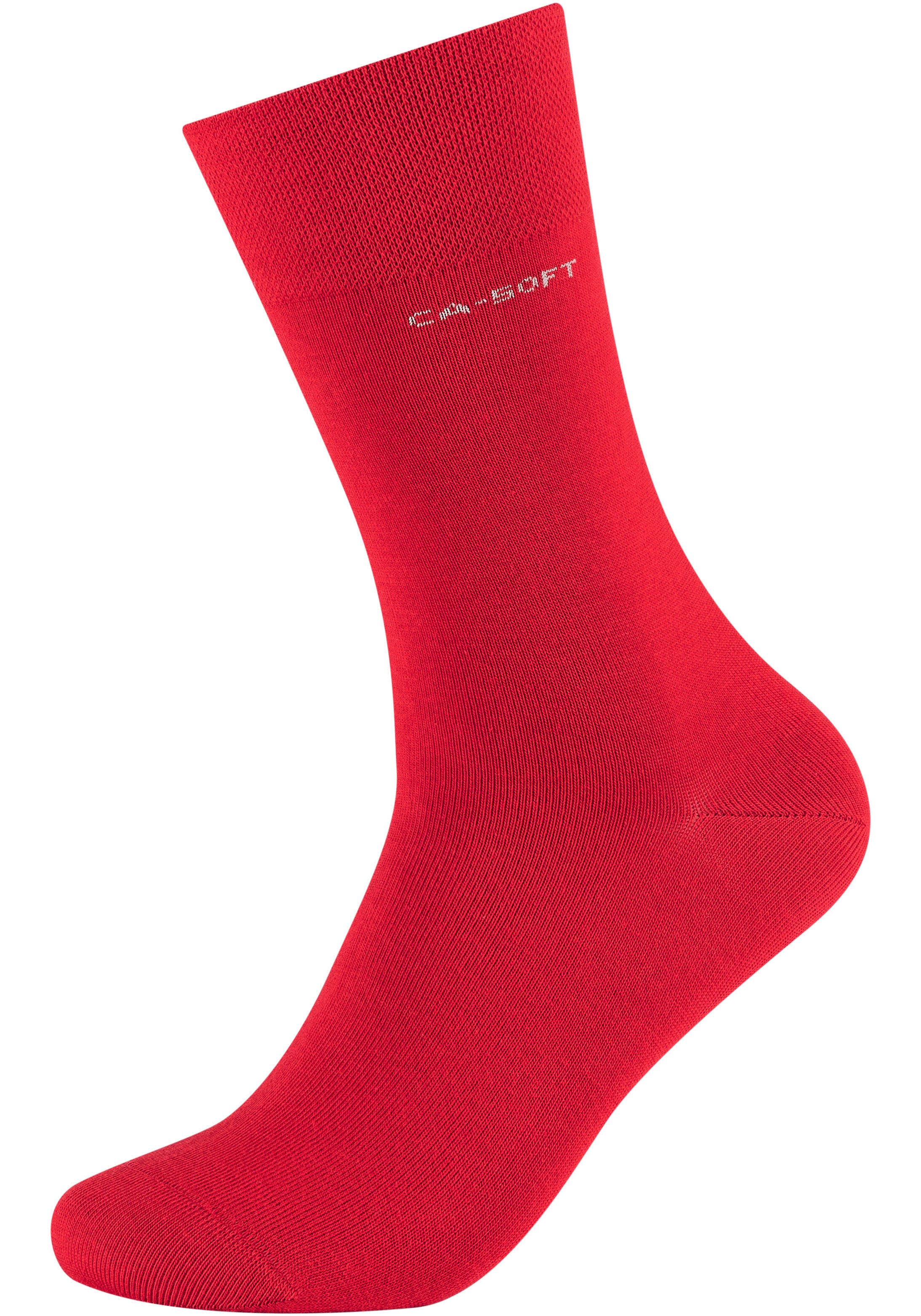 Camano Socken »ca-soft«, (4 Paar), mit verstärktem Fersen- und Zehenbereich
