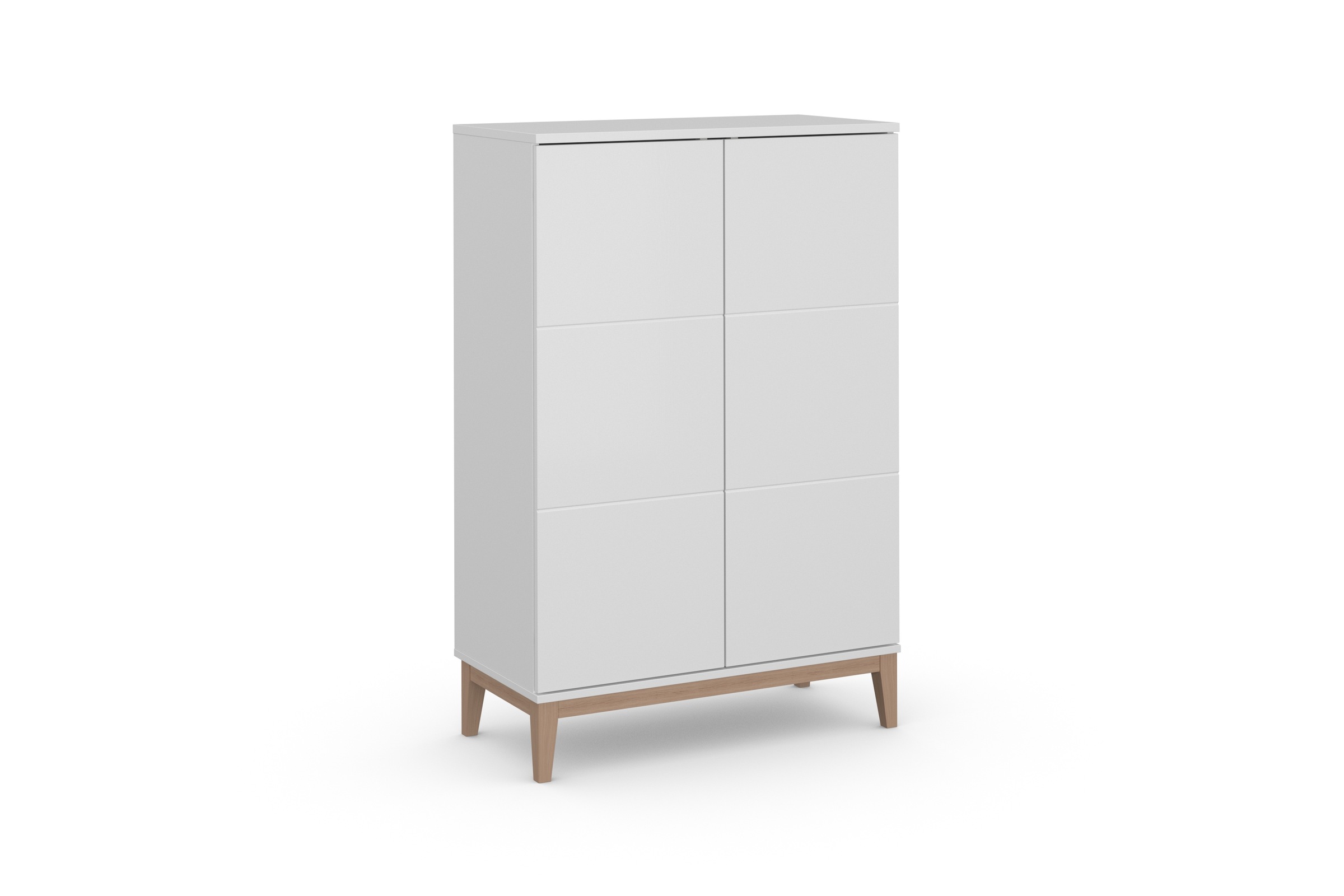 Thumbnail - OTTO home Highboard "Maryd" 1 Stk. tlg. Hochkommode mit Untergestell in Holzoptik