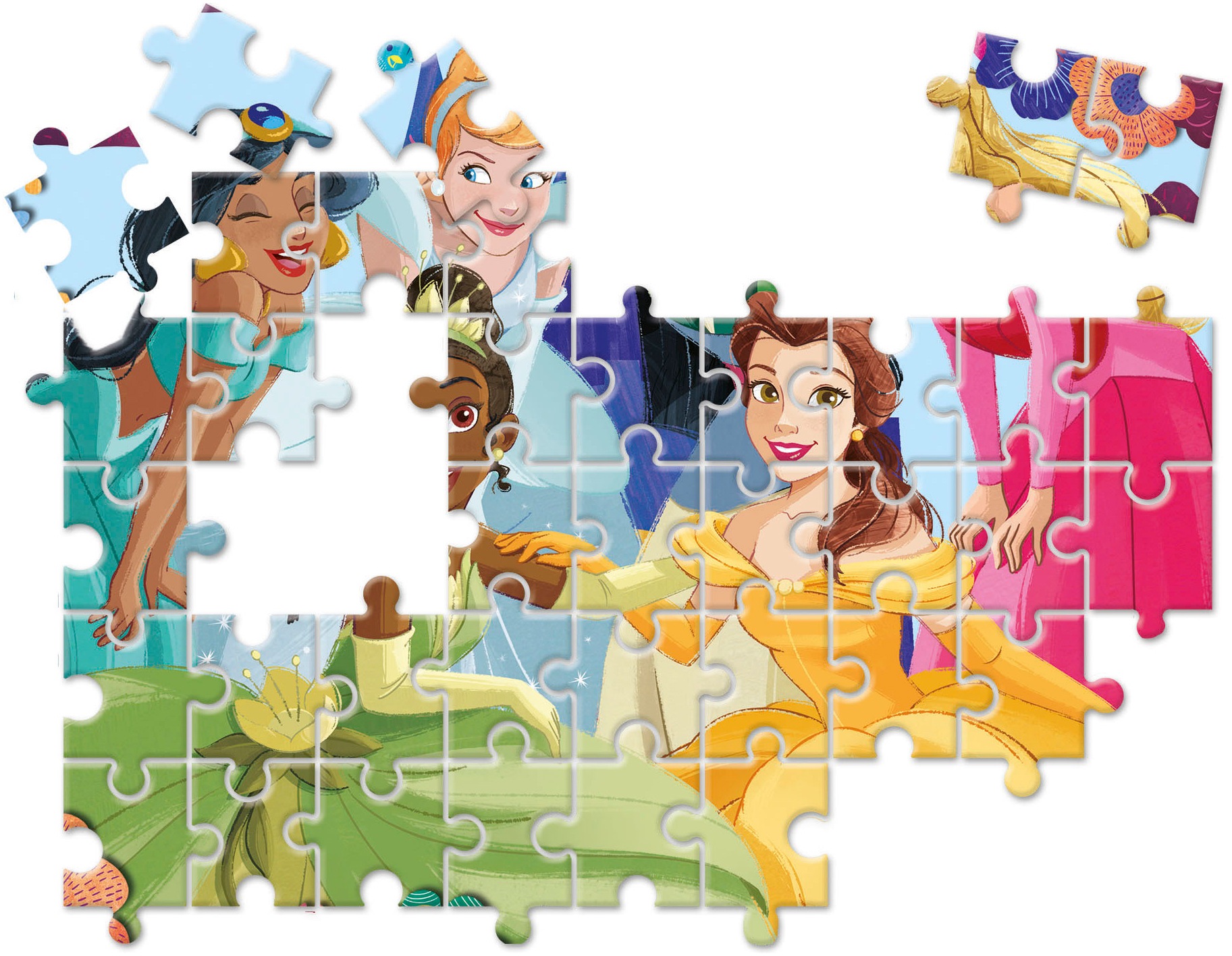 Clementoni® Puzzle »Edukit, 4n1, Disney Princess«, Made in Europe