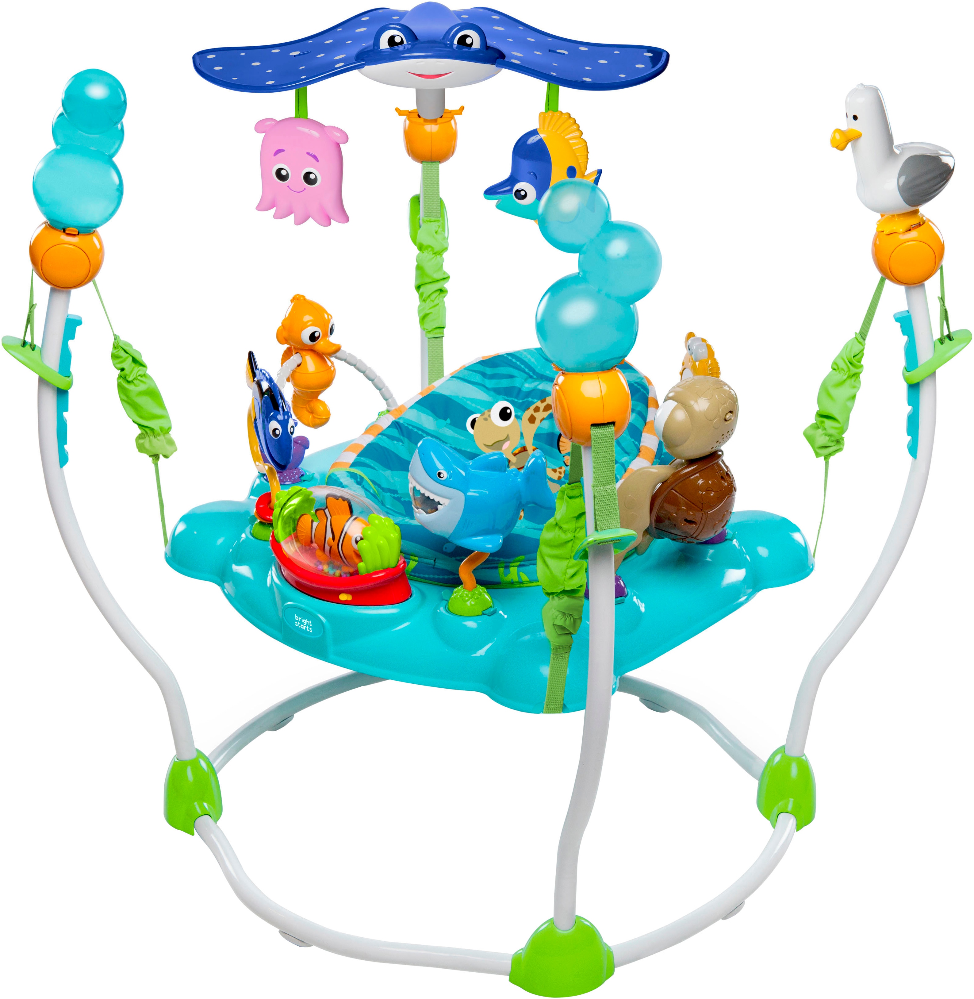 BRIGHT STARTS Baby Spielcenter "Finding Nemo Sea of Activities Jumper", bunt, Kunststoff, Metall, B:98cm H:87cm T:98cm, Motorikspielzeug, mit Licht-
