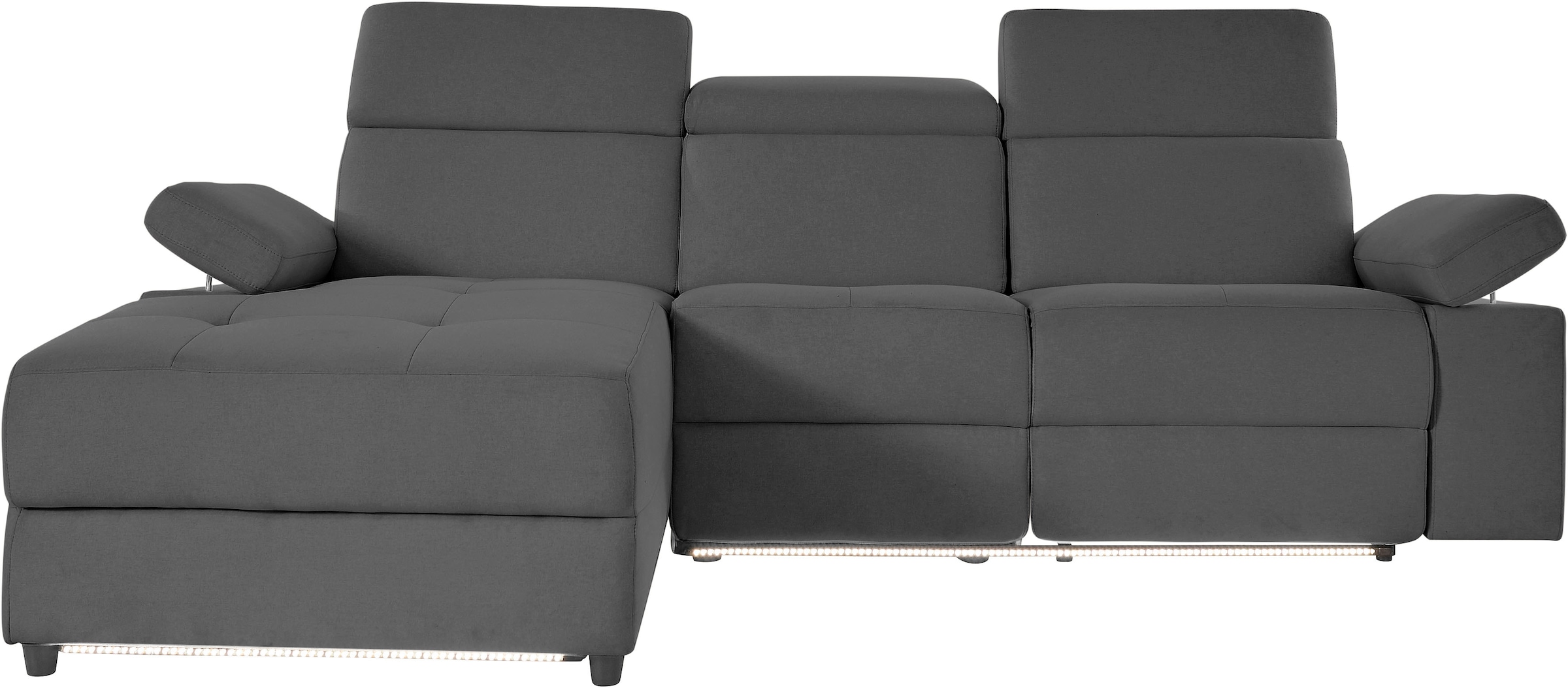 Home affaire Ecksofa "Kilado, L-Form," mit Relaxfunktion, verstellbarer Arm günstig online kaufen