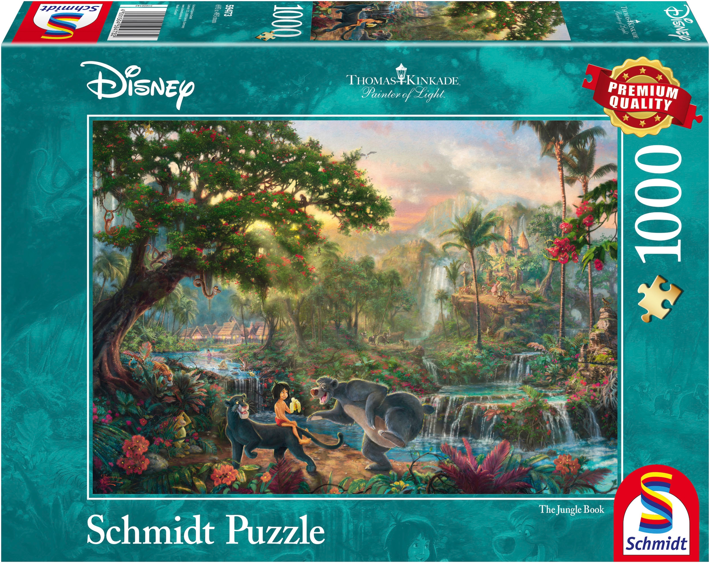 Puzzle »Disney, Dschungelbuch von Thomas Kinkade«, (1000 tlg.)