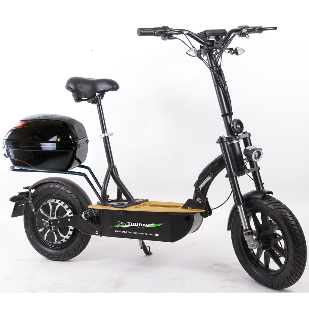Forca E-Scooter »Elektroroller "Eco-Tourer Speed" 45 km/h Safety«, 45 km/h, 25 km