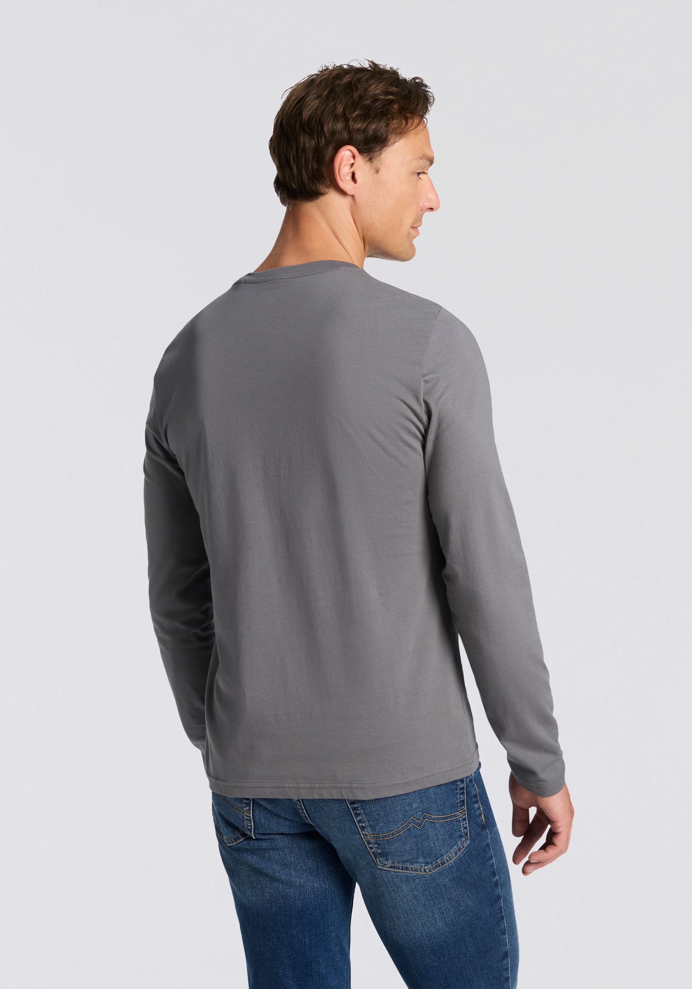 MUSTANG Langarmshirt "Style Adrian" günstig online kaufen