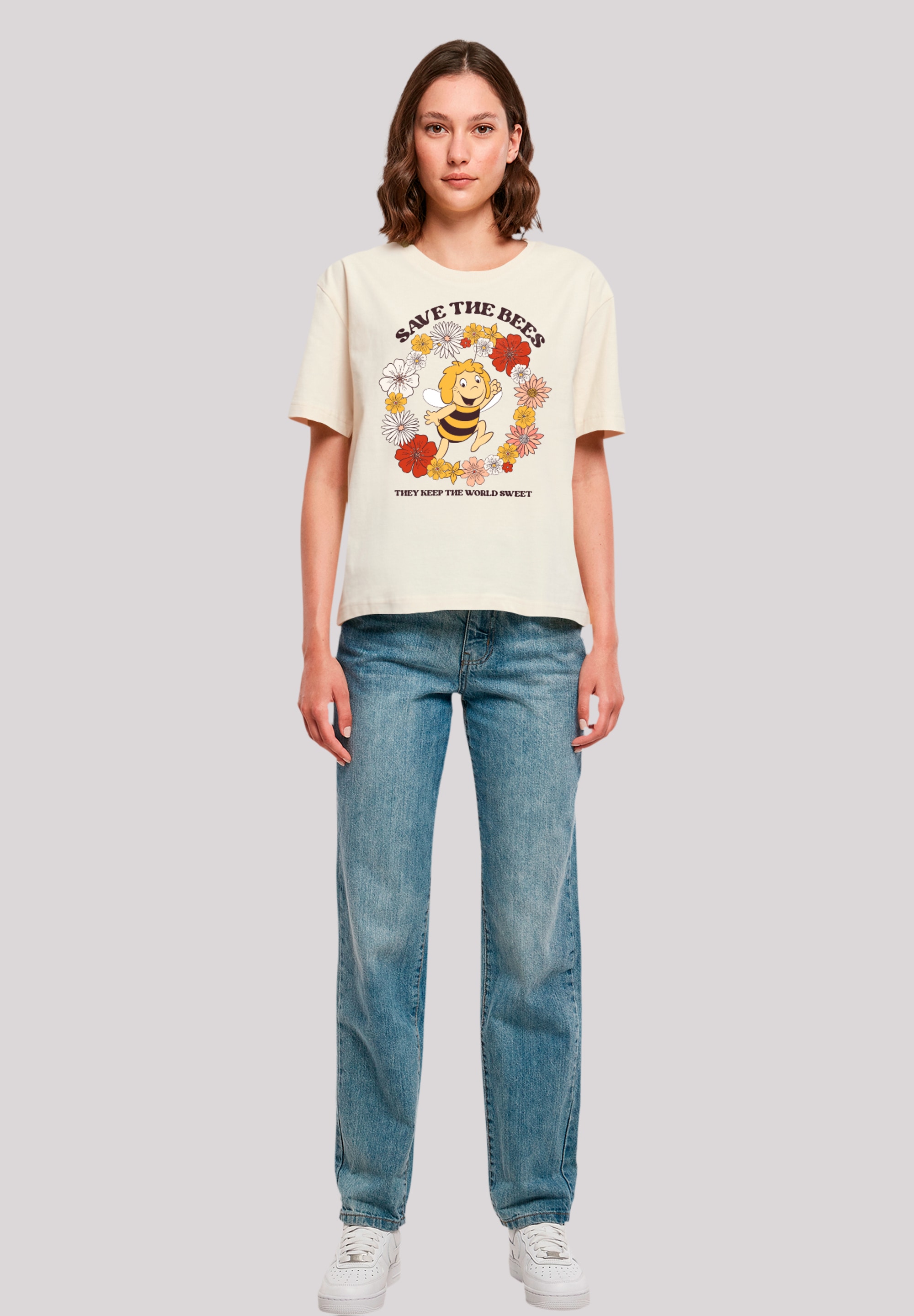 F4NT4STIC T-Shirt »Die Biene Maja Save The Bees« Premium Qualität, Nostalgie, Kinderserie
