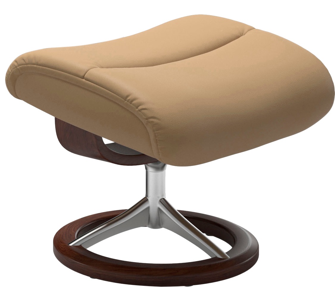 Thumbnail - Stressless Relaxsessel "View", (Set, Relaxsessel mit Hocker), mit Signature Base, Größe M,Gestell Braun
