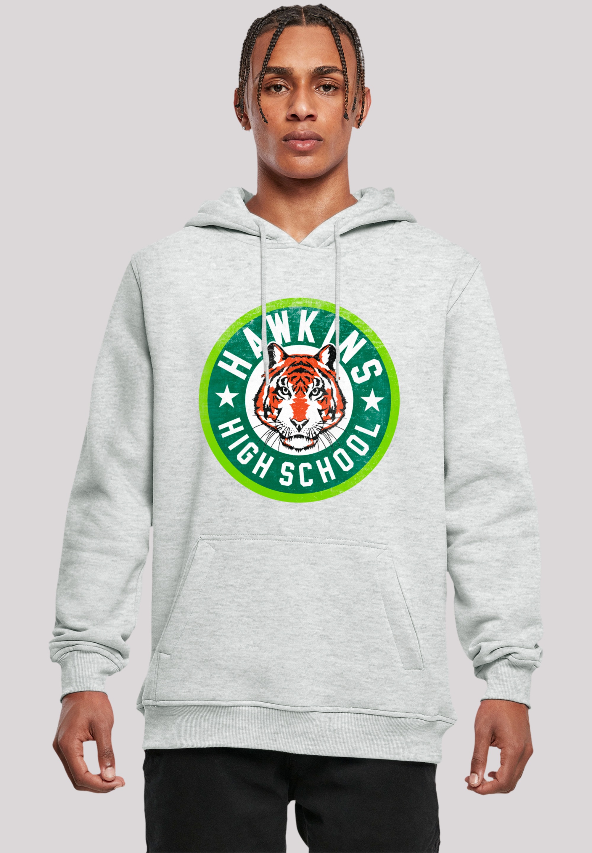 Kapuzenpullover »Stranger Things Hawkins Tiger Circle Netflix«, Premium Qualität