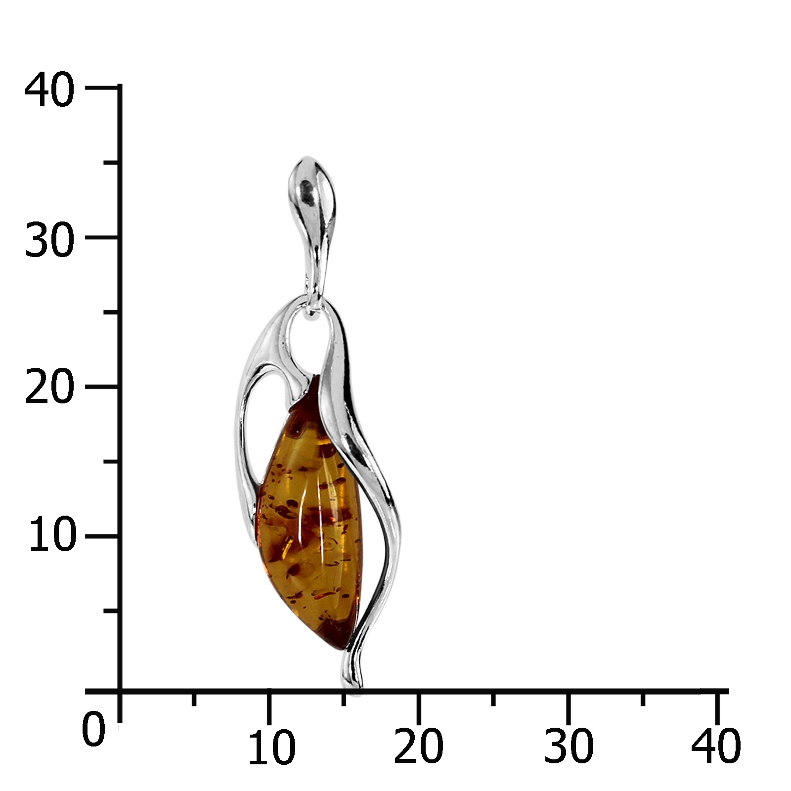 OSTSEE-SCHMUCK Kettenanhänger »- Balea - Silber 925/000 - Bernstein«