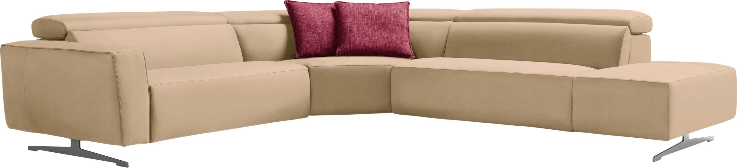 Egoitaliano Ecksofa "Stefanie-e, Designsofa der Extraklasse, bequem mit hoh günstig online kaufen