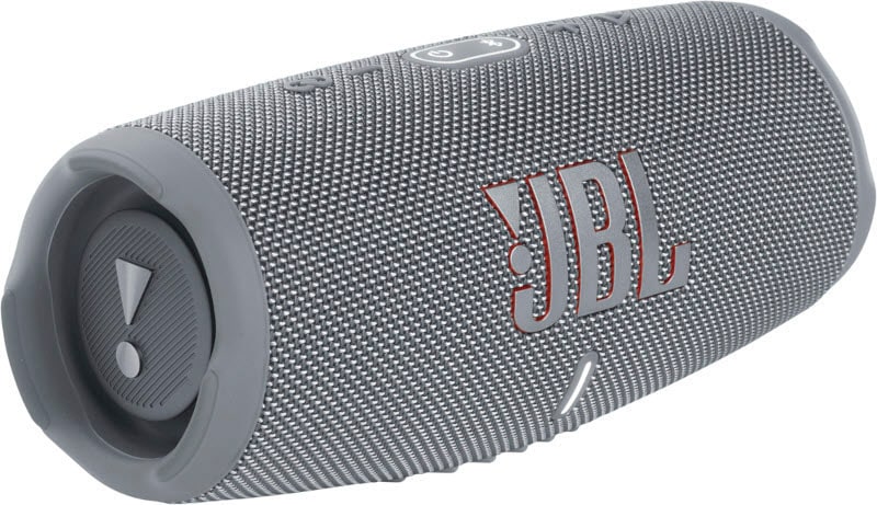 JBL Bluetooth-Lautsprecher "Charge 5 Portabler", B:22,3cm H:9,65cm T:9,4cm, grau, Lautsprecher, wasserdicht