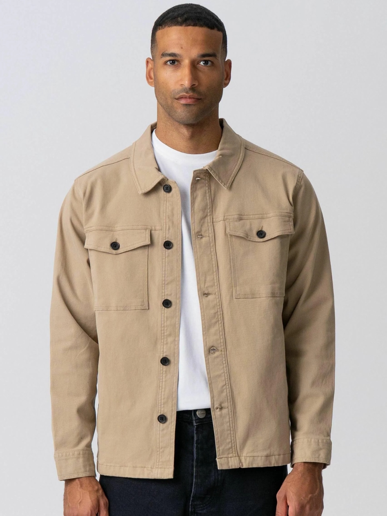 TeeShoppen "TEESHOPPEN Shirt Twill Overshirt"