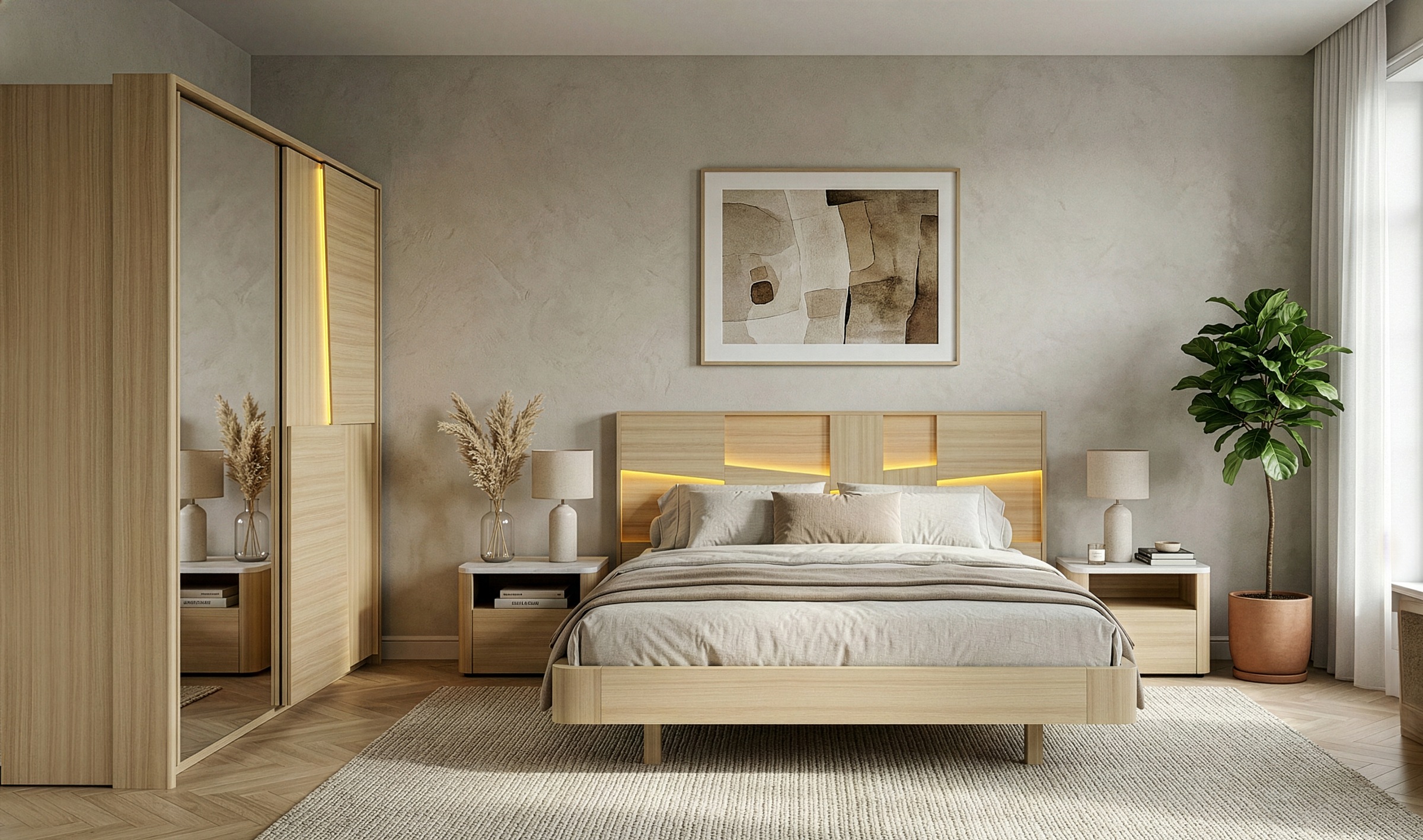 Gilbey's Schlafzimmer-Set »SILVA« 4 tlg. Ein elegantes und praktisches Schlafzimmer