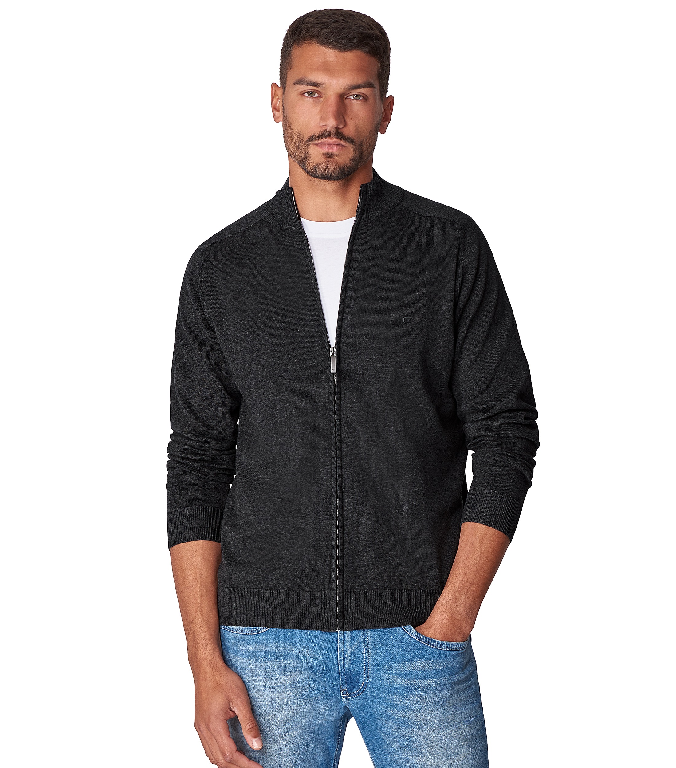 CASAMODA "CASAMODA Strickjacke uni" günstig online kaufen