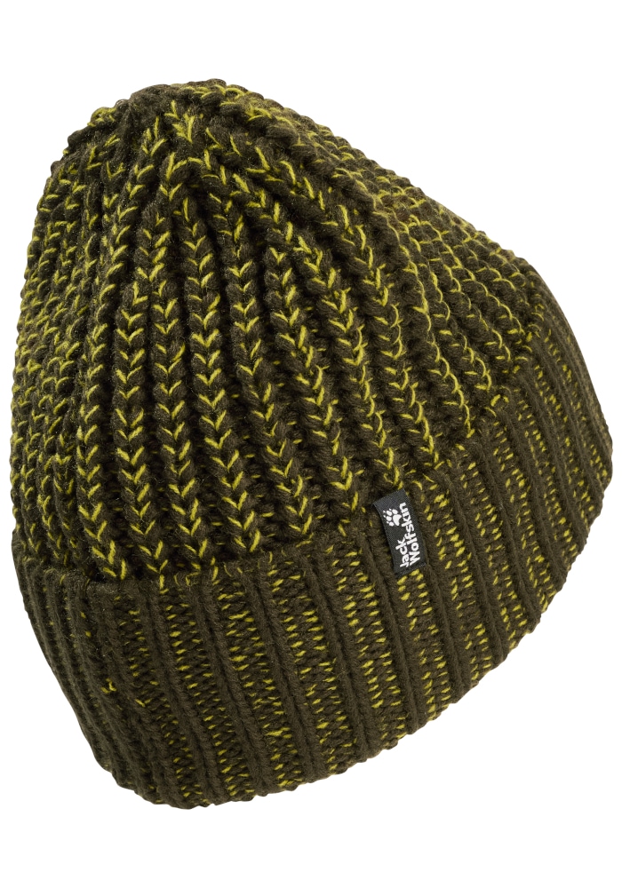 Jack Wolfskin Beanie »BADGE PAW BEANIE« Strickbeanie, warm, weich