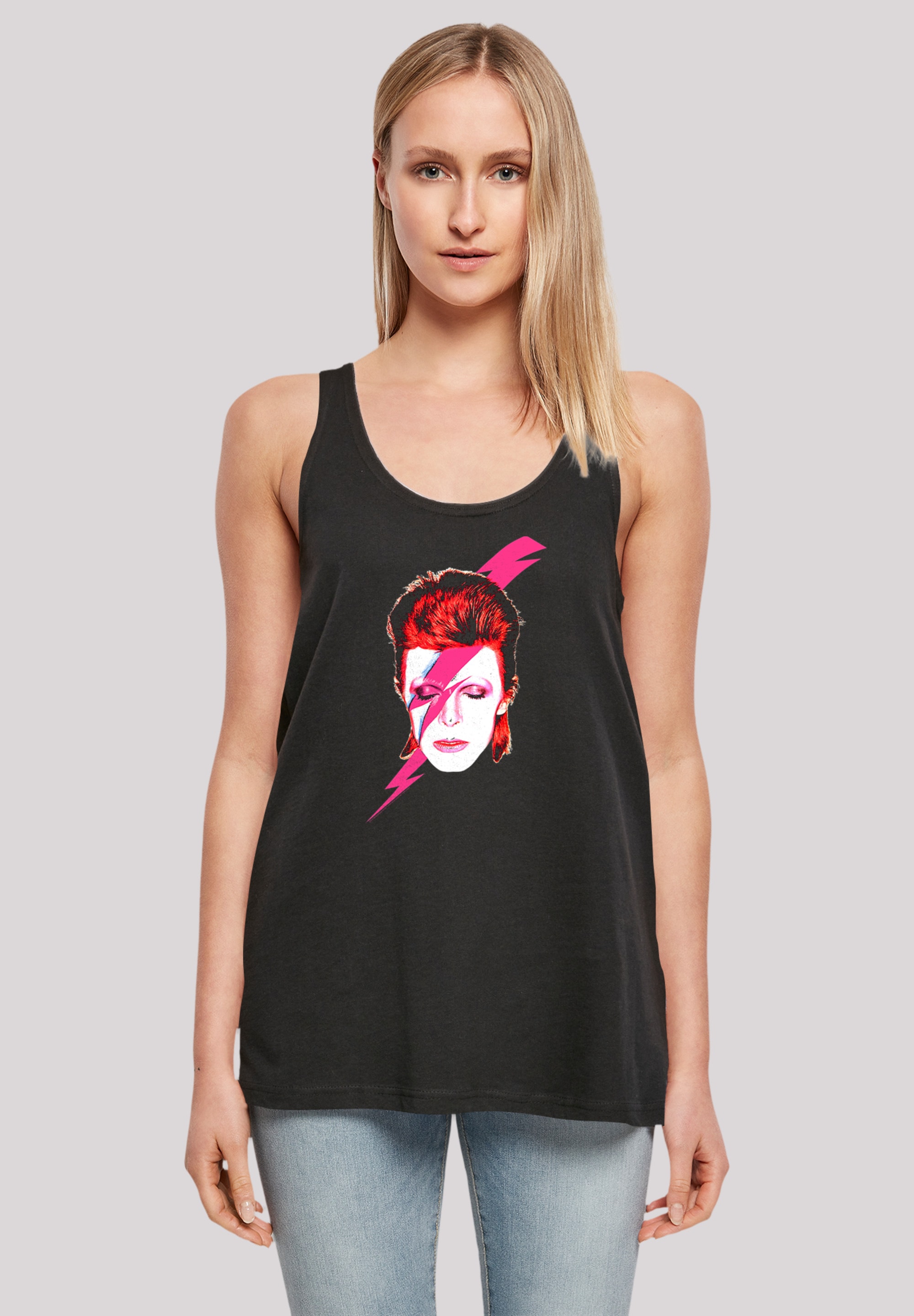 T-Shirt »David Bowie Aladdin Sane Lightning Bolt«, Print