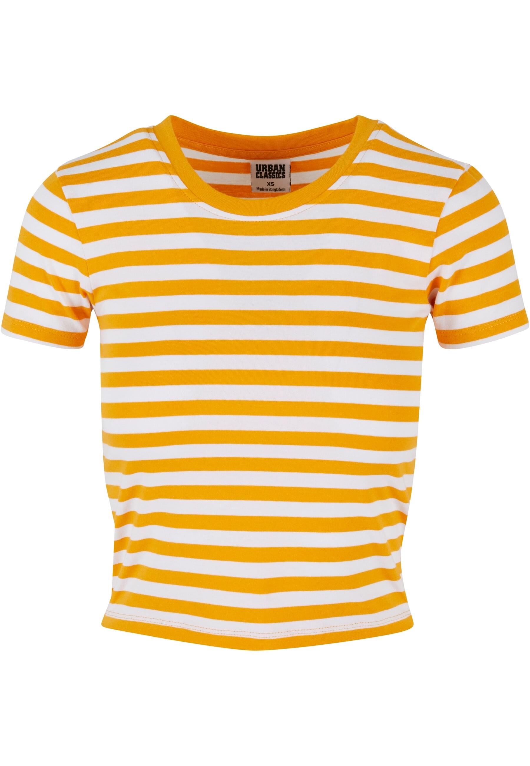 URBAN CLASSICS T-Shirt "Urban Classics Damen Ladies Short Striped Tee" 1 St günstig online kaufen