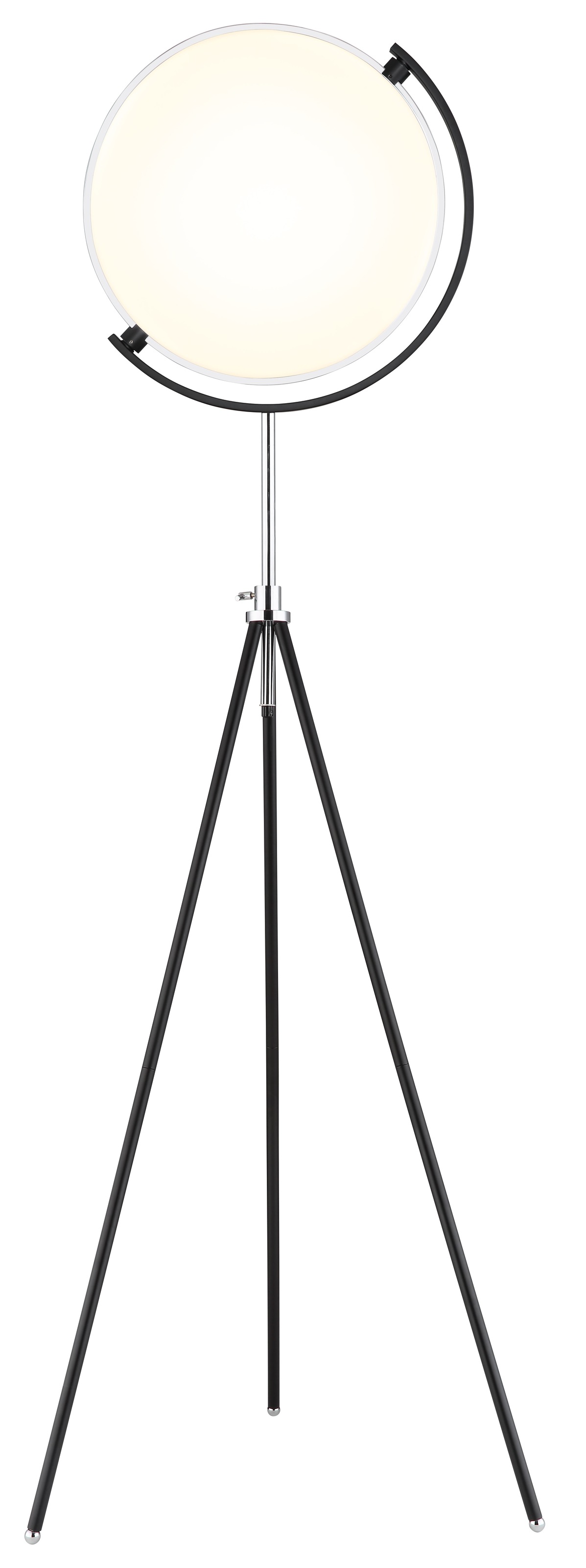 GLOBO LIGHTING Stehlampe »MIRO« LED-Modul 1 Stk. LED Stehleuchte schwarz, dimmbar, Memory, RGB, höhenverstellbar