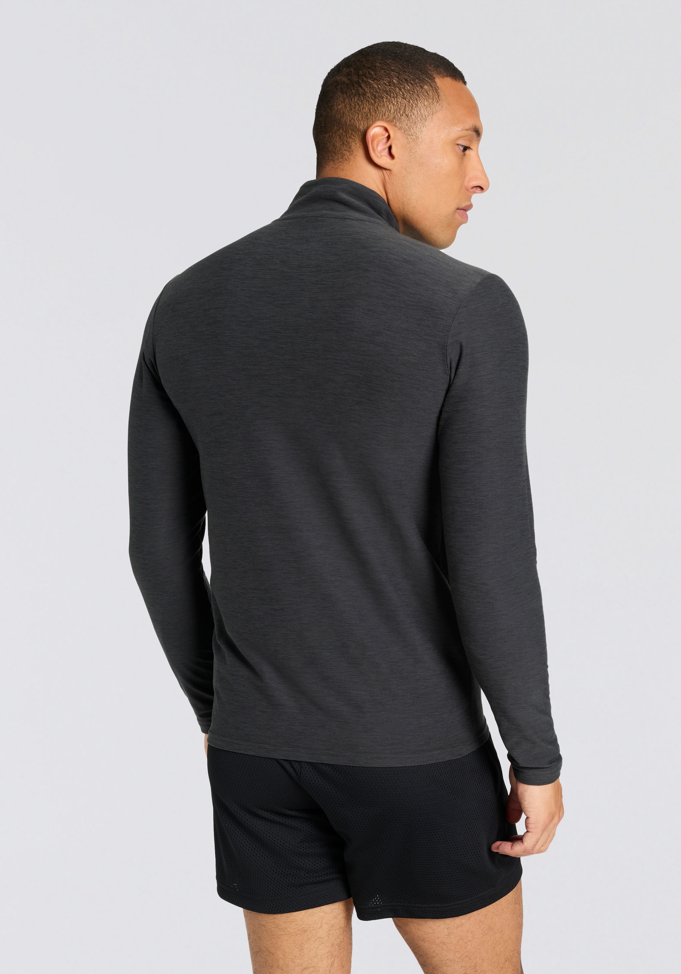 New Balance Laufshirt »Space Dye 1/4 Zip«, mit Label
