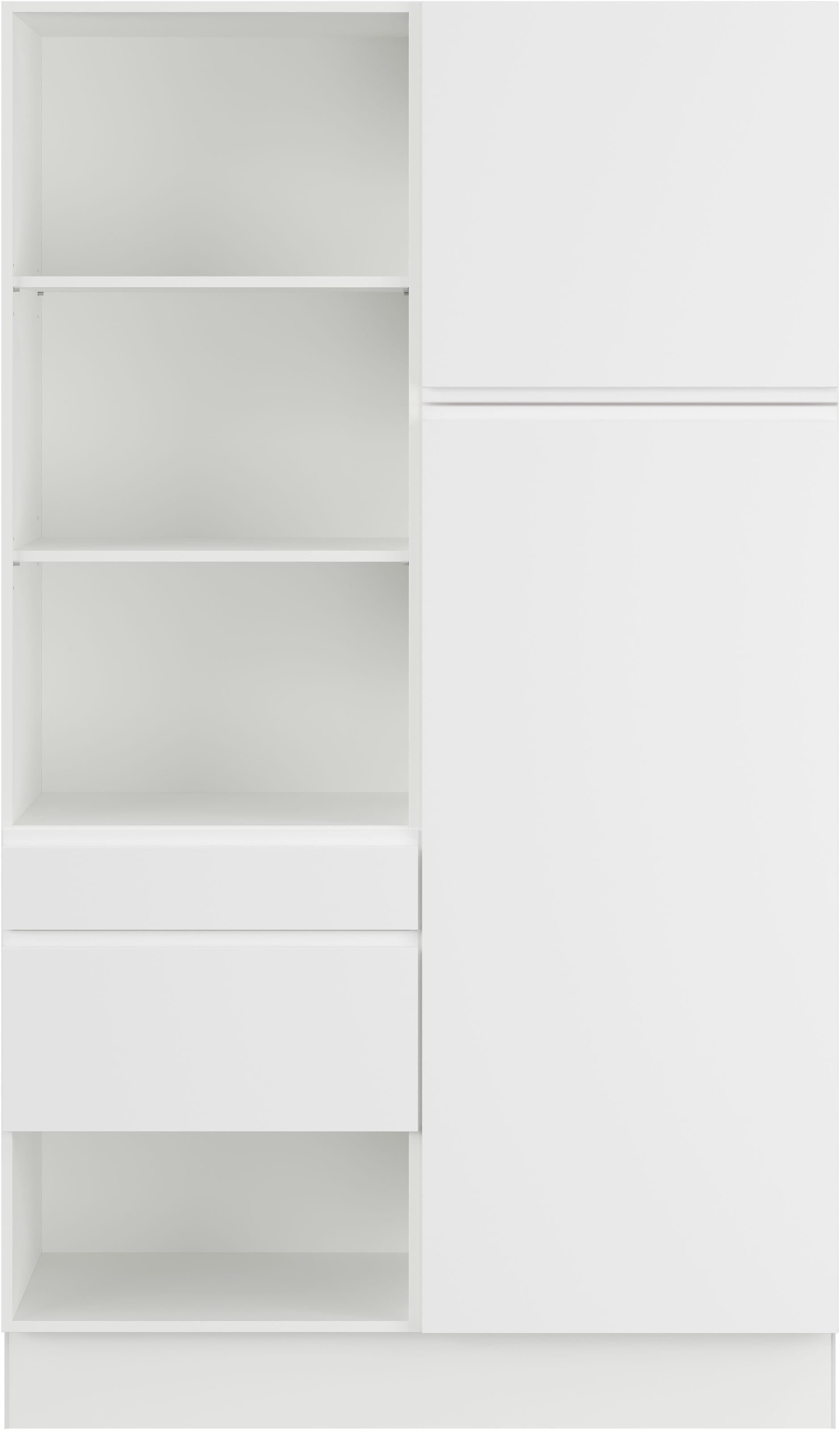 IMPULS KÜCHEN Mehrzweckschrank-Set »Warschau«, (3 St., Getränkekistenschrank und Seitenschrank, Breite 120 cm), Vielfältige Varianten verfügbar; kombinierbar mit anderen Artikeln