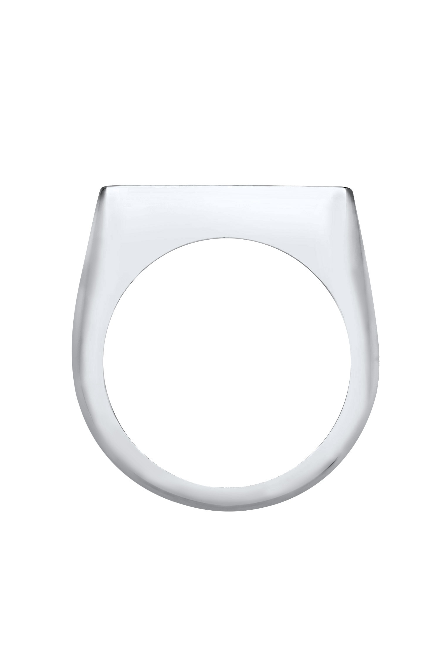 Elli Siegelring »Siegelring Glanz Schlicht Trend 925 Silber«