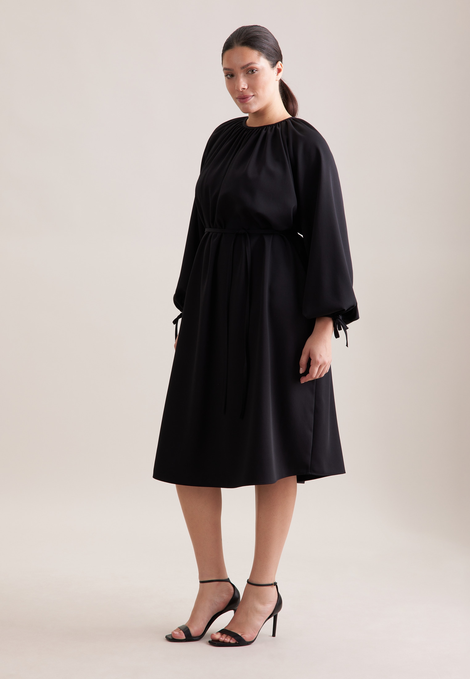 seidensticker Sommerkleid "Schwarze Rose" 1/1 Rundhals Uni günstig online kaufen