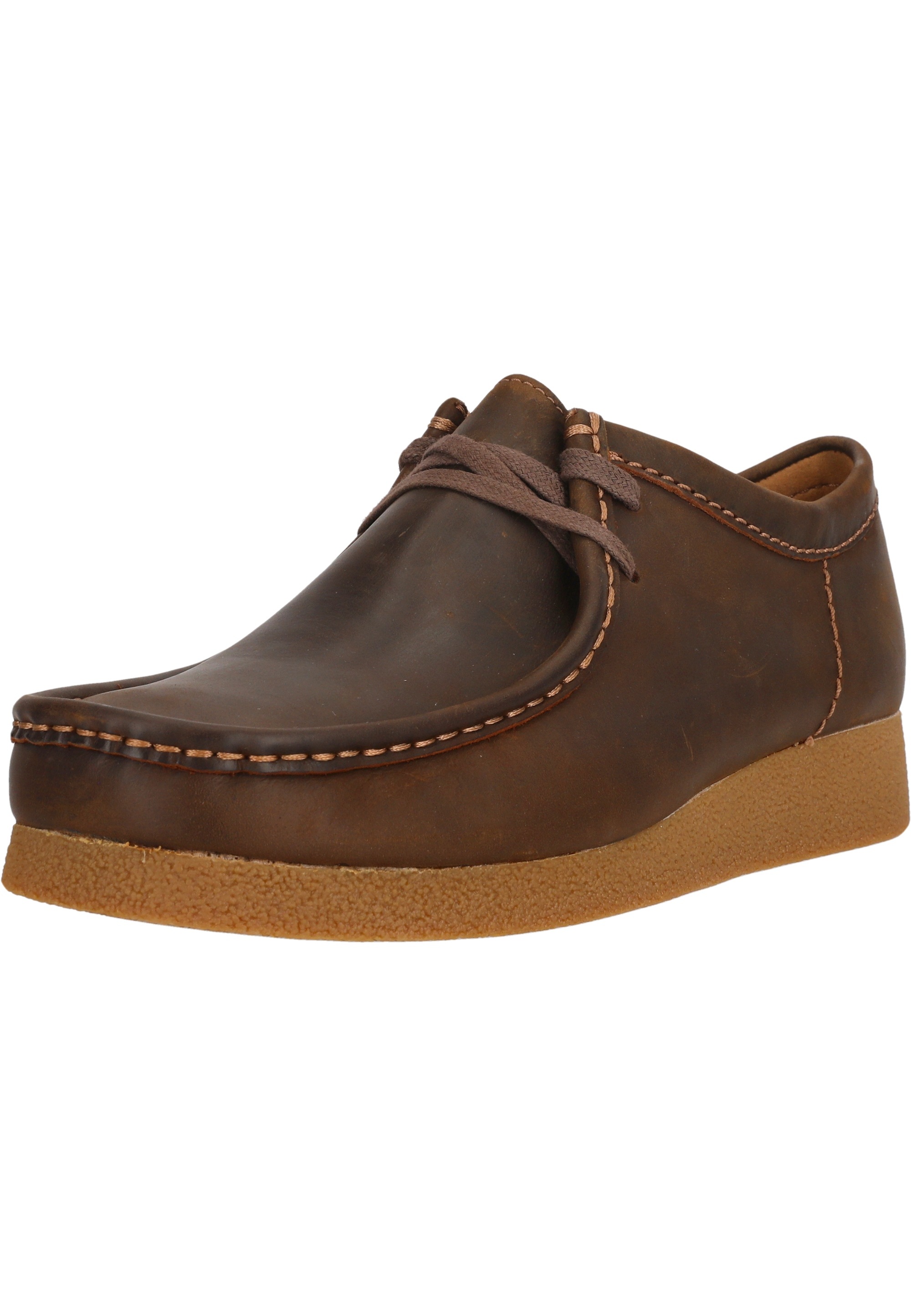Clarks Schnürschuh "WallabeeEVO" im kultigen und vielseitigen Design