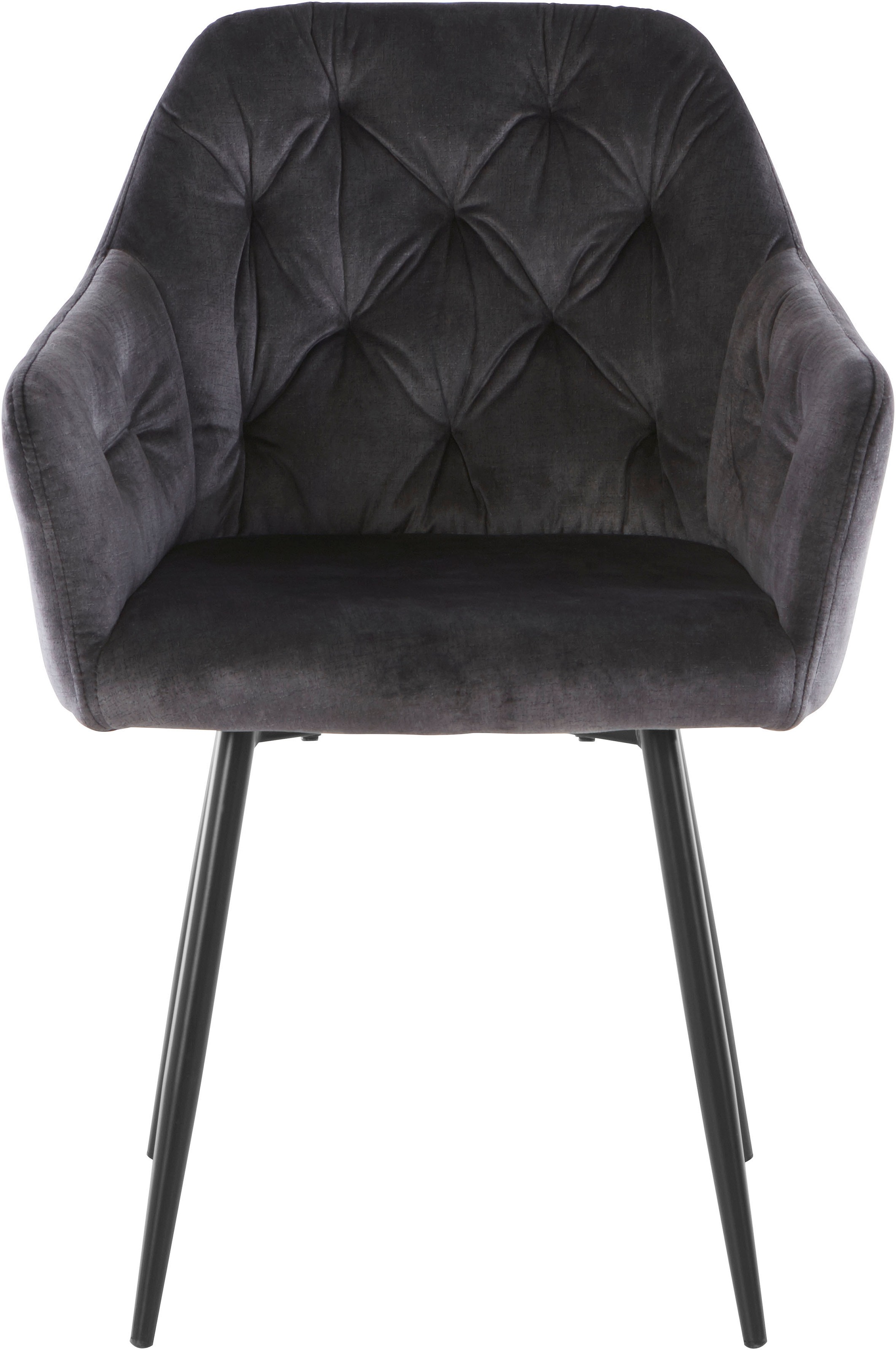 Thumbnail - HELA Esszimmerstuhl "Kira Schalenstuhl Boho, Bestseller" (Set) 4 Stk.Armlehnstuhl Samt oder Microfaser Bezug