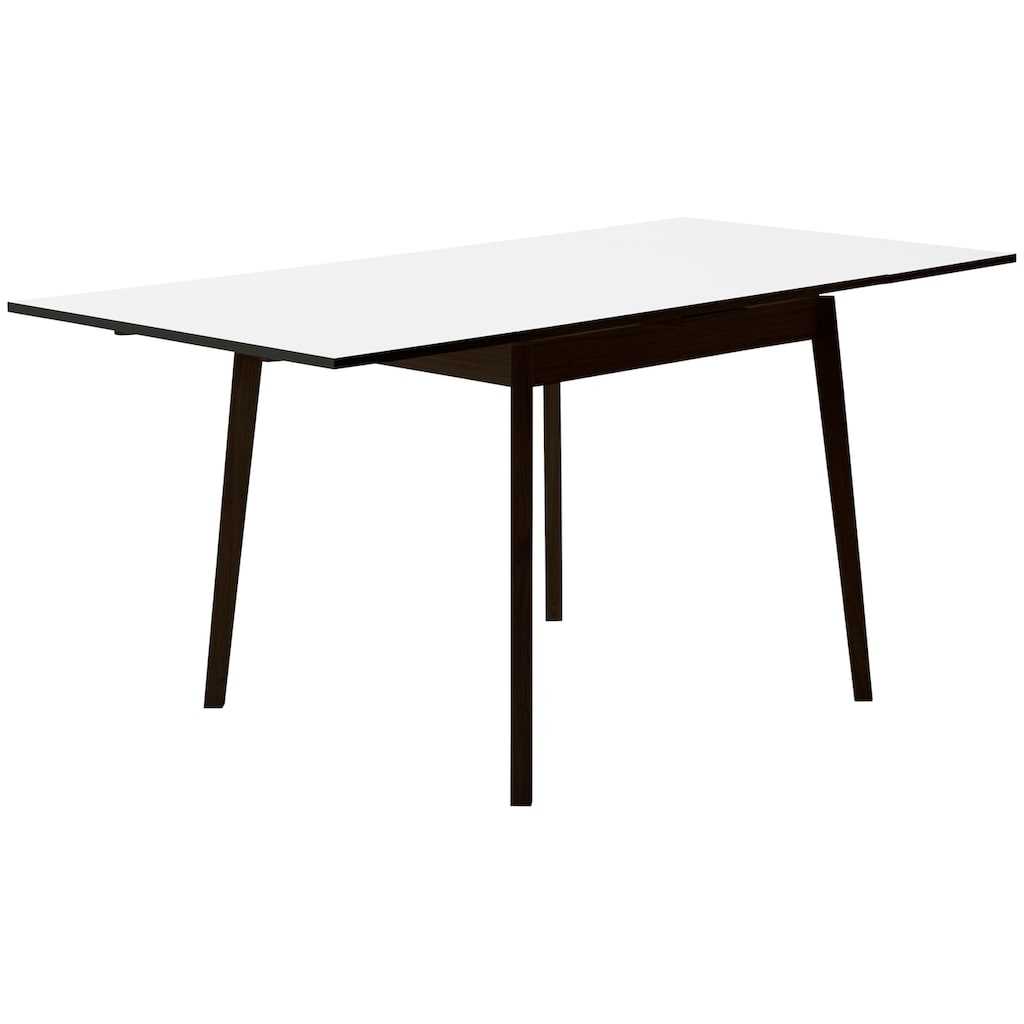 Hammel Furniture Esstisch »Basic Single, schnell innenliegende Einlegeplatten ausziehbar,«, 90(164)x90 cm, Melamin / Massivholz, stabiler dänische Design Tisch