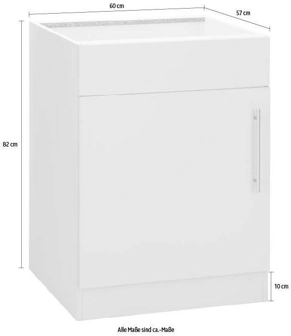 wiho Küchen Spülenschrank »Cali«, 60 cm breit, ohne Arbeitsplatte