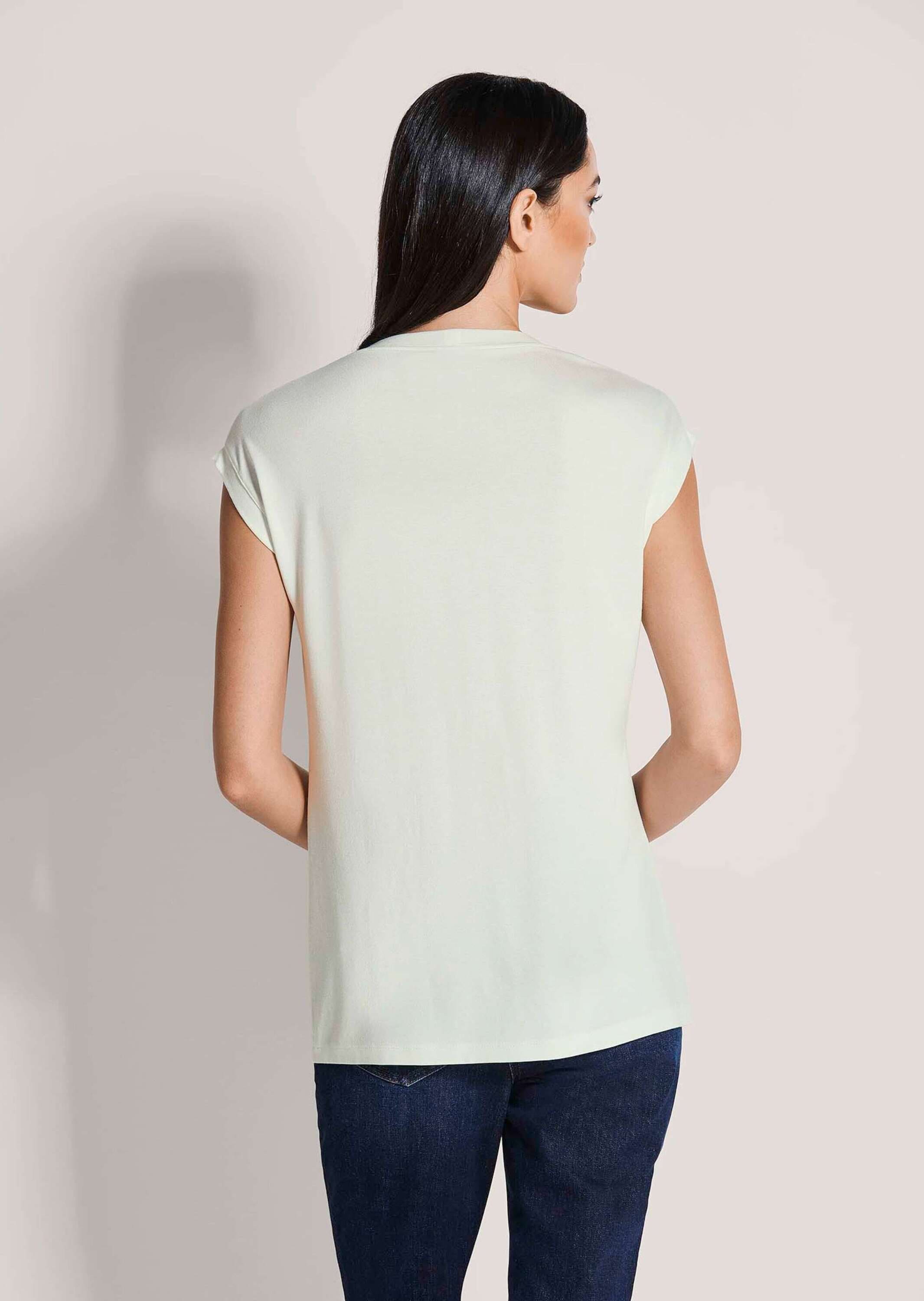 MADELEINE Kurzarmshirt »Shirt Sommerliches Oberteil mit Spitzenakzent«