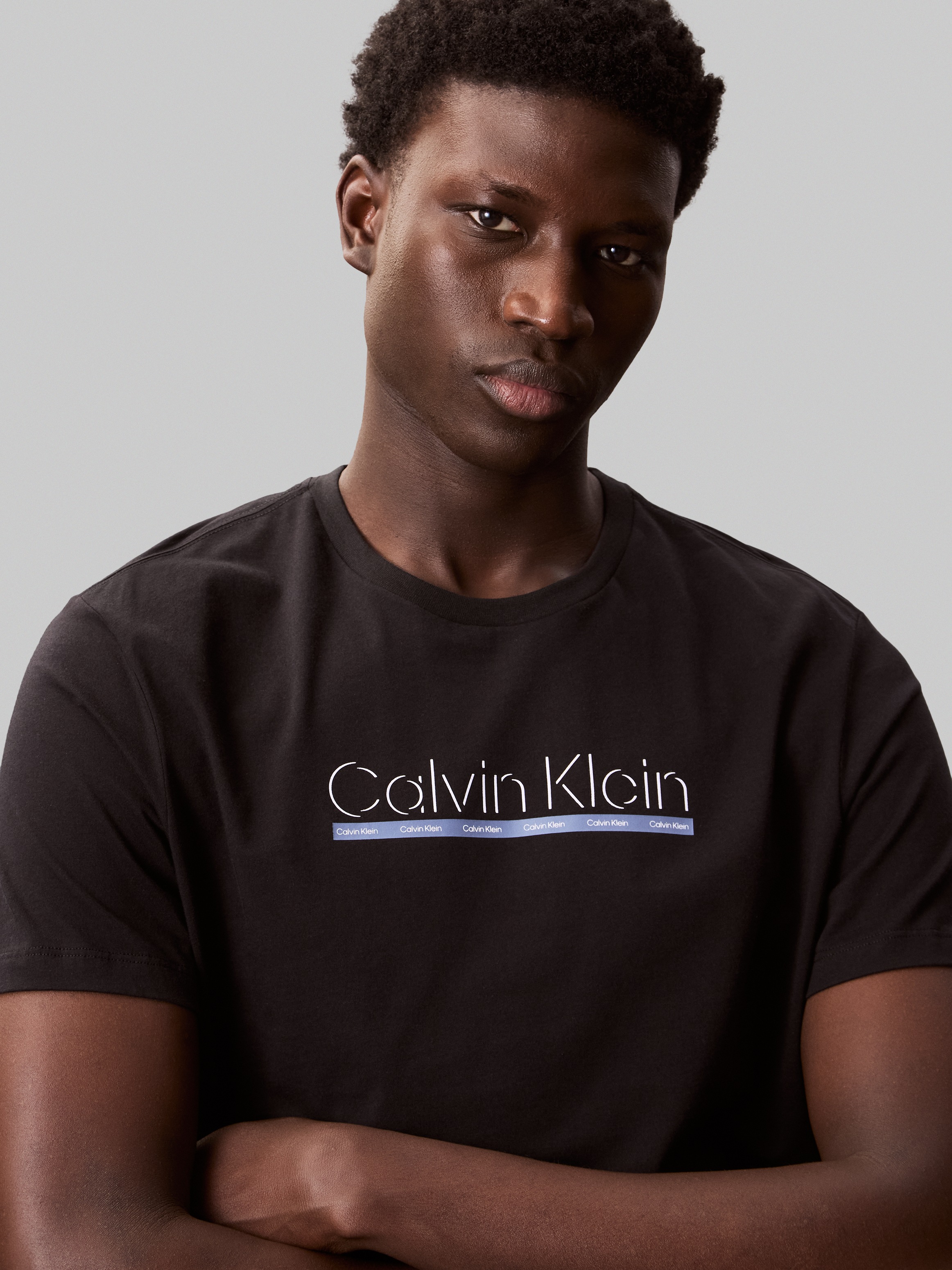 Thumbnail - Calvin Klein T-Shirt "SS 30s E SPRTSWR 2 G" mit Logo-Schriftzug