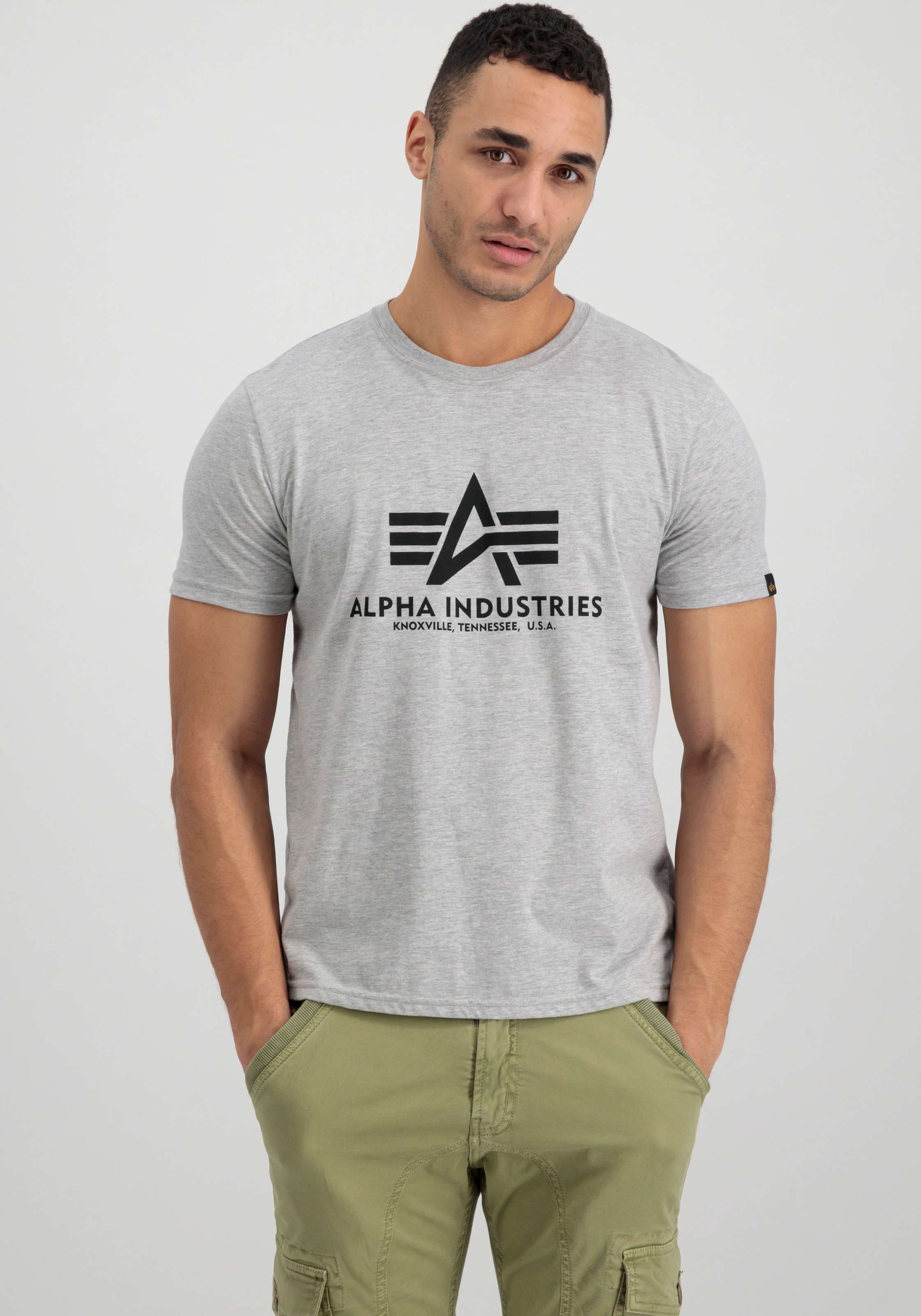 Alpha Industries Rundhalsshirt "Basic T 2 Pack" Set, 2 Stk. tlg. günstig online kaufen