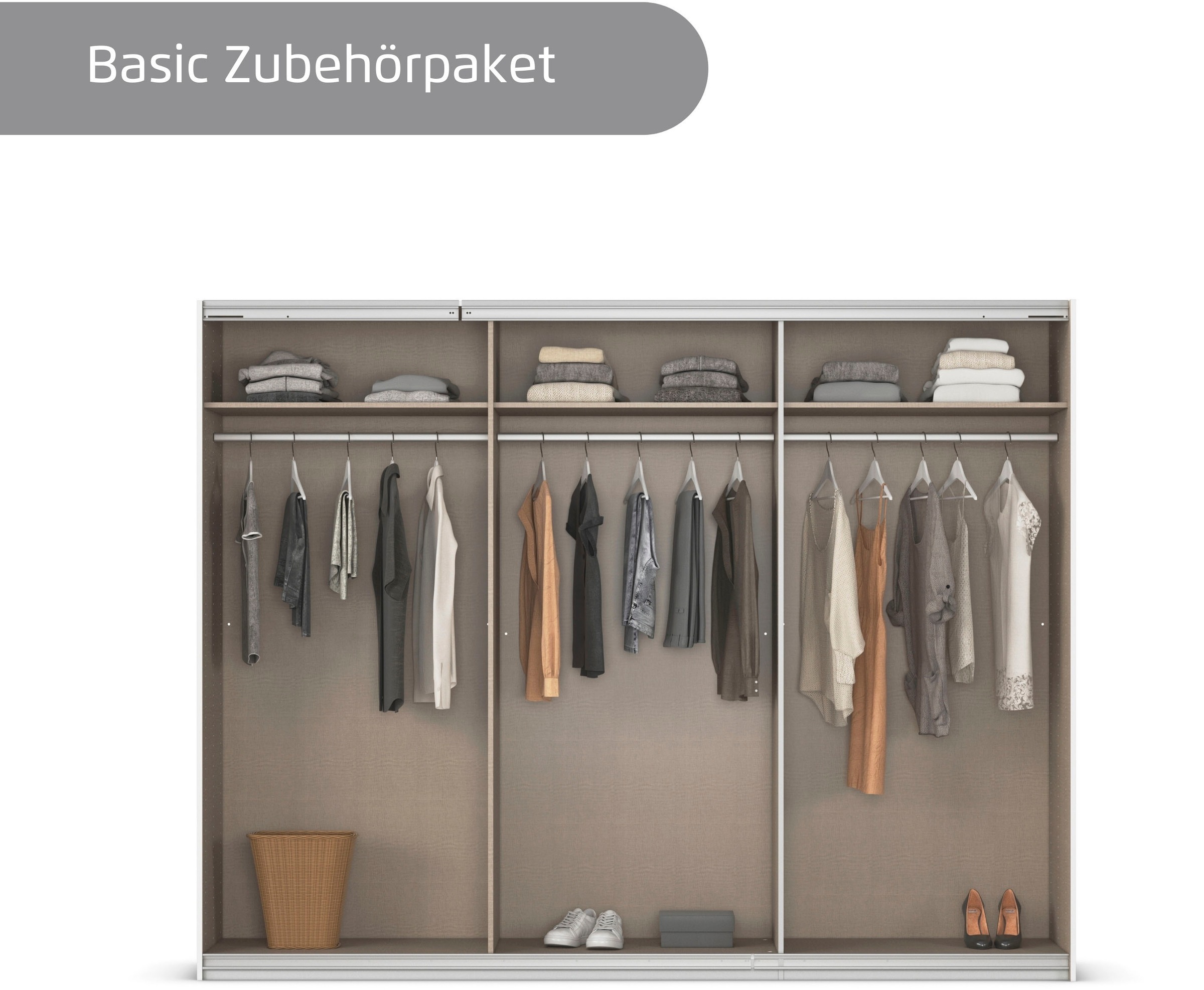 Thumbnail - INOSIGN BY RAUCH Schwebetürenschrank "Kleiderschrank Schrank Garderobe Schlafzimmerschrank THANOS", (in 3 verschiedenen ...