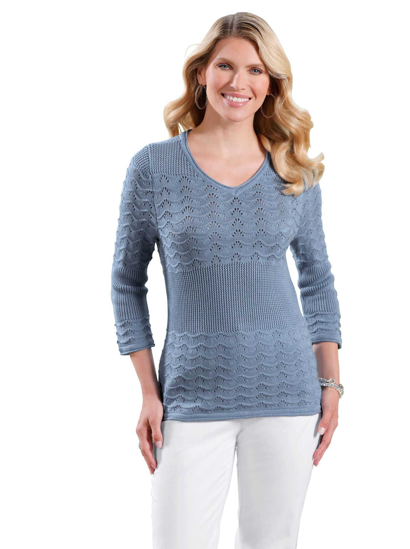 Classic Basics Ajourpullover »V-Pullover« kaufen
