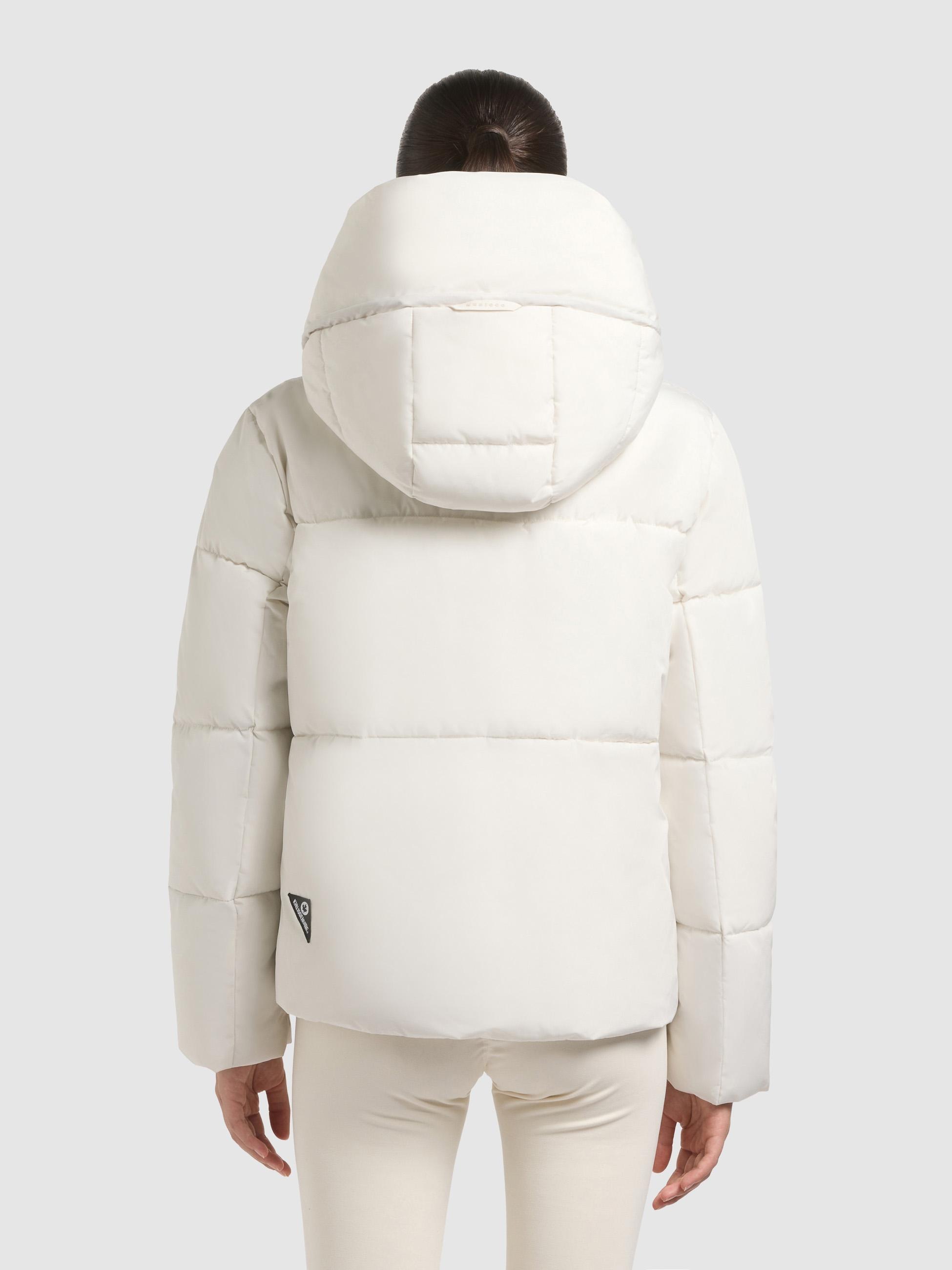 khujo Outdoorjacke »Audrey Matt«, mit Kapuze, Warme Winterjacke mit verstellbarer Kapuze